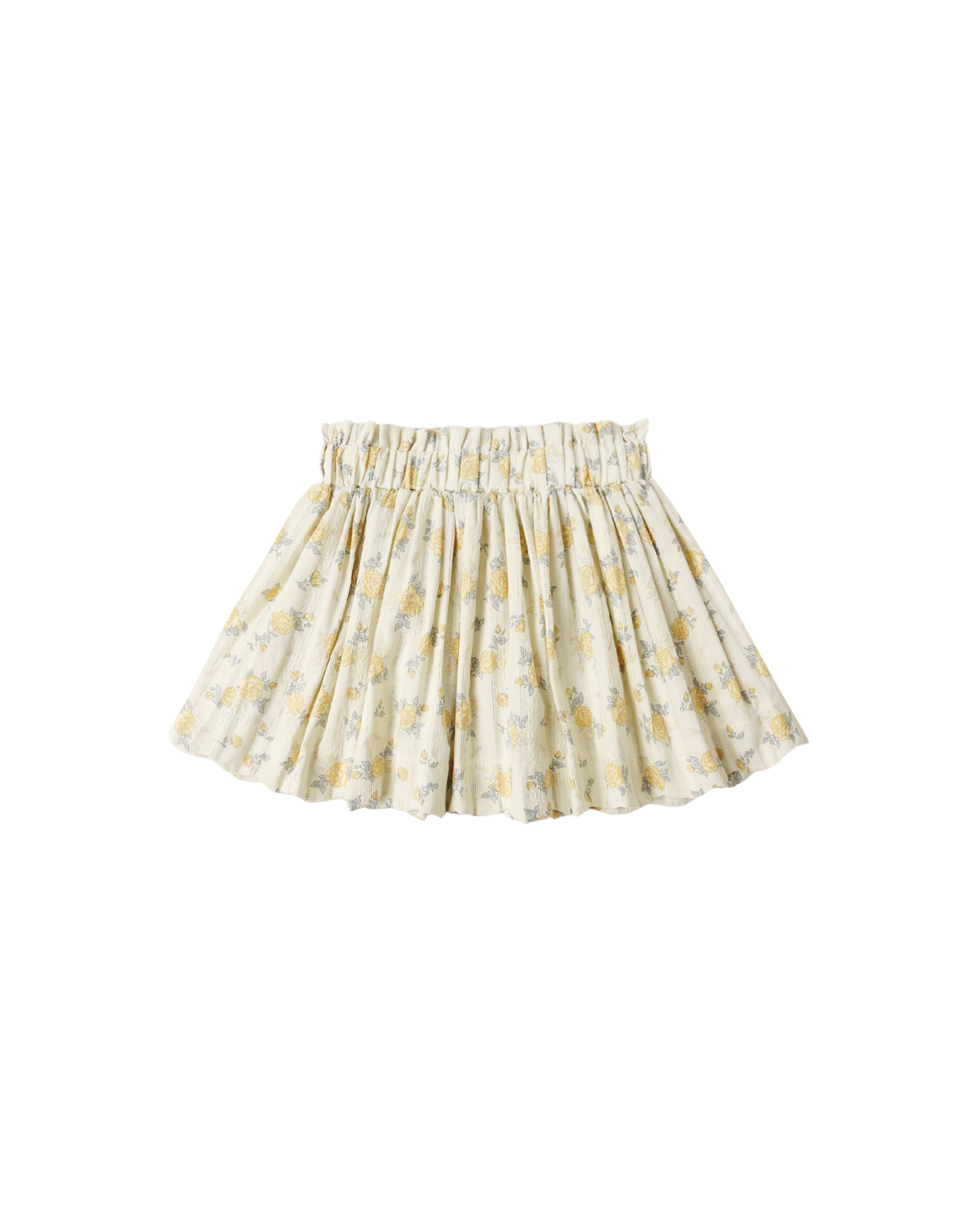 Lenny Skirt || Lemon Ditsy Flower