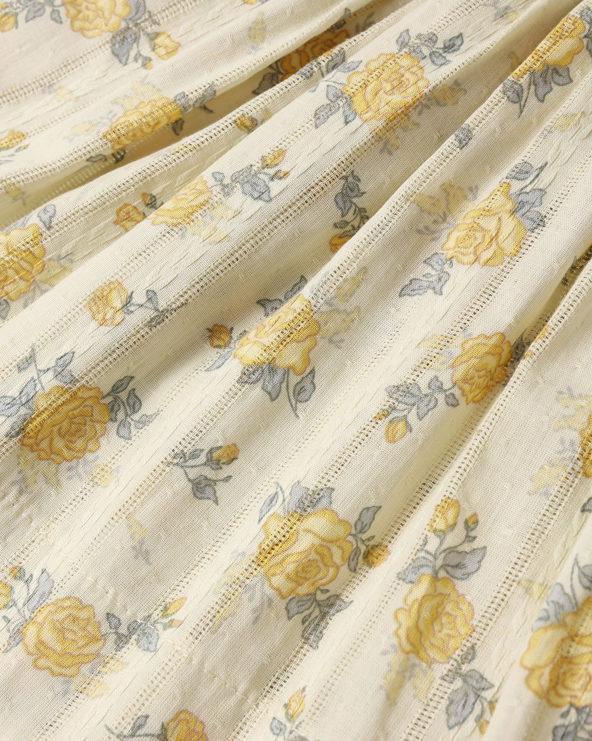 Lenny Skirt || Lemon Ditsy Flower