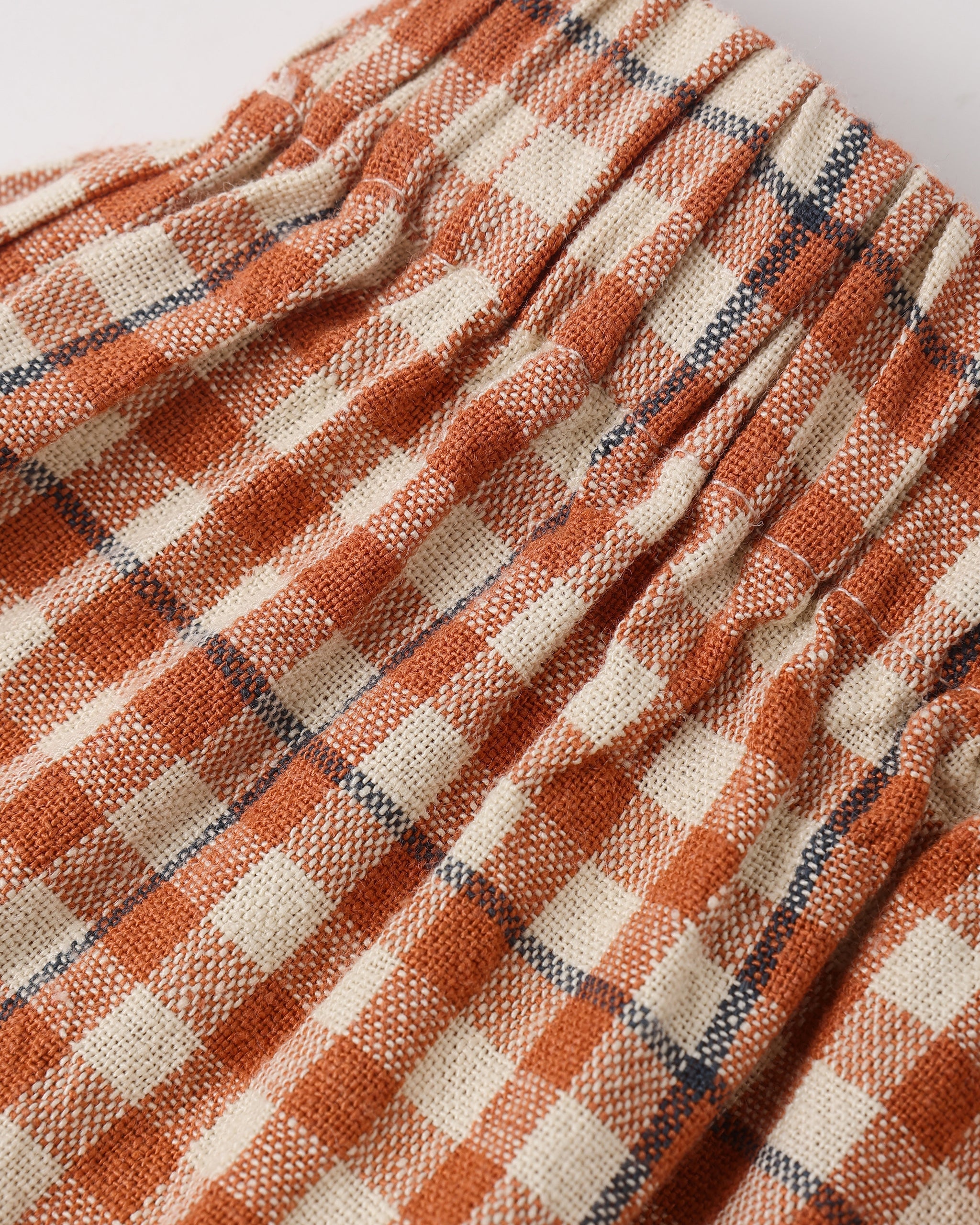 Tiered Midi Skirt Poppy Gingham