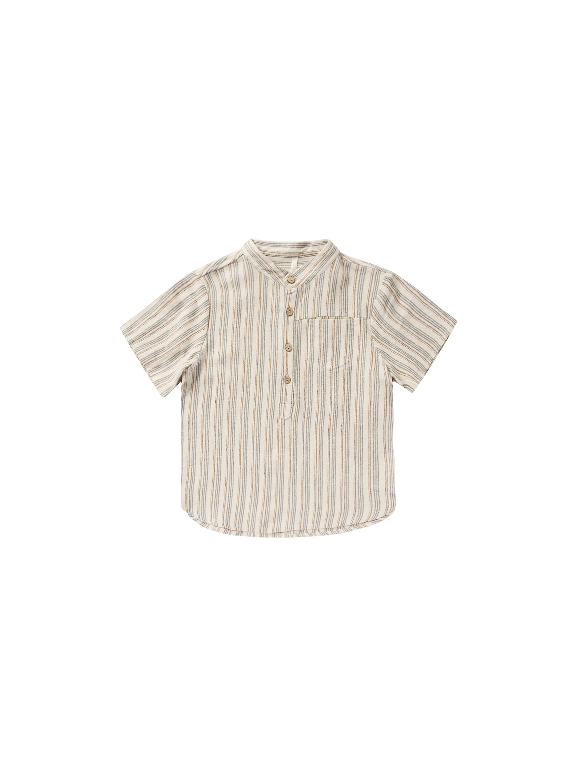 Short Sleeve Mason Shirt - Nautical Stripe