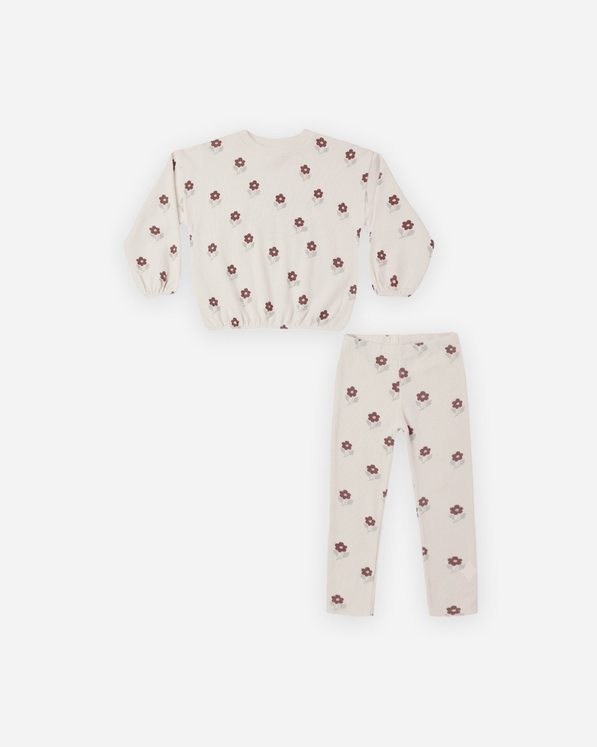 Spongey Knit Set || Petal Daisy
