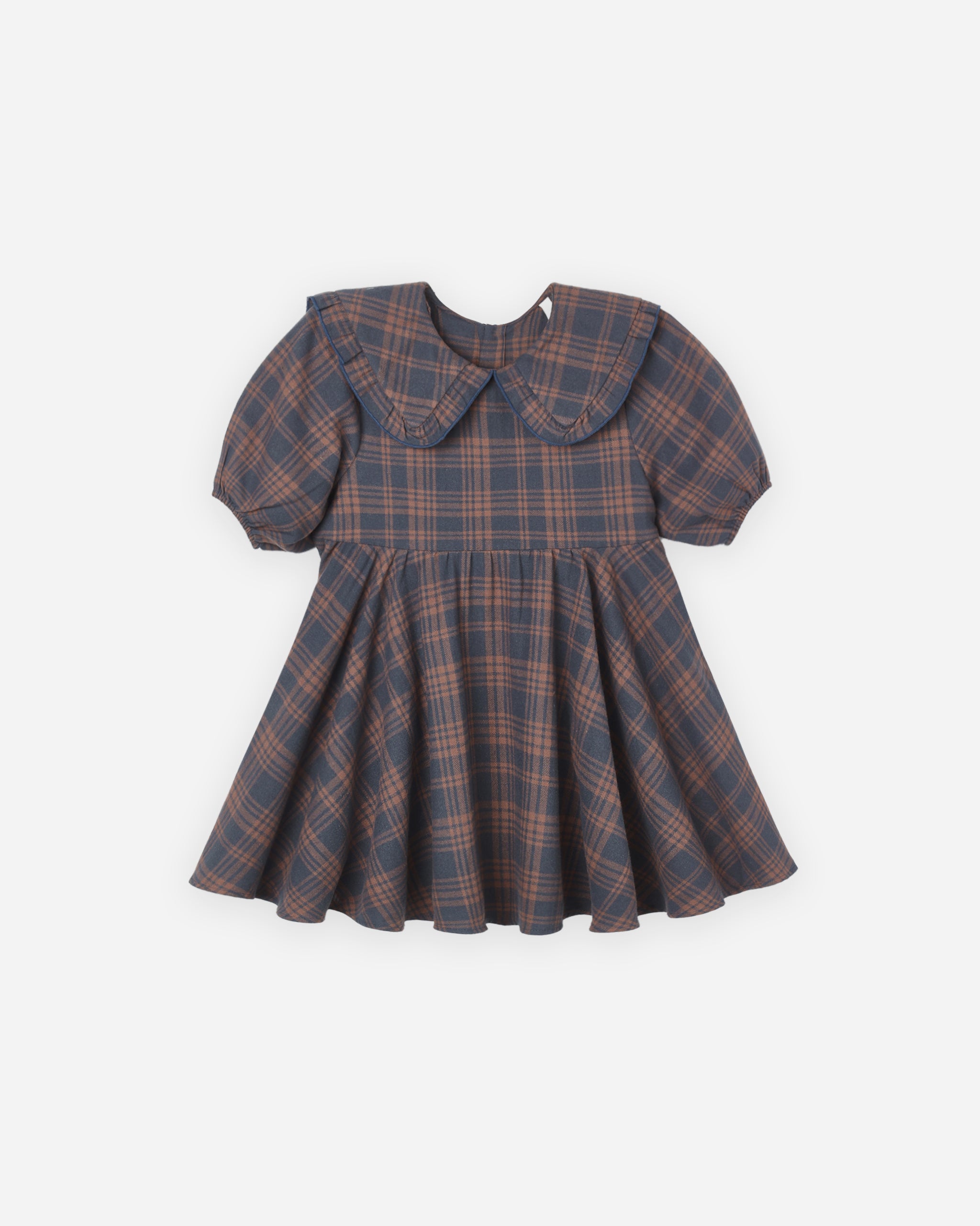 Camille Dress || Midnight Plaid