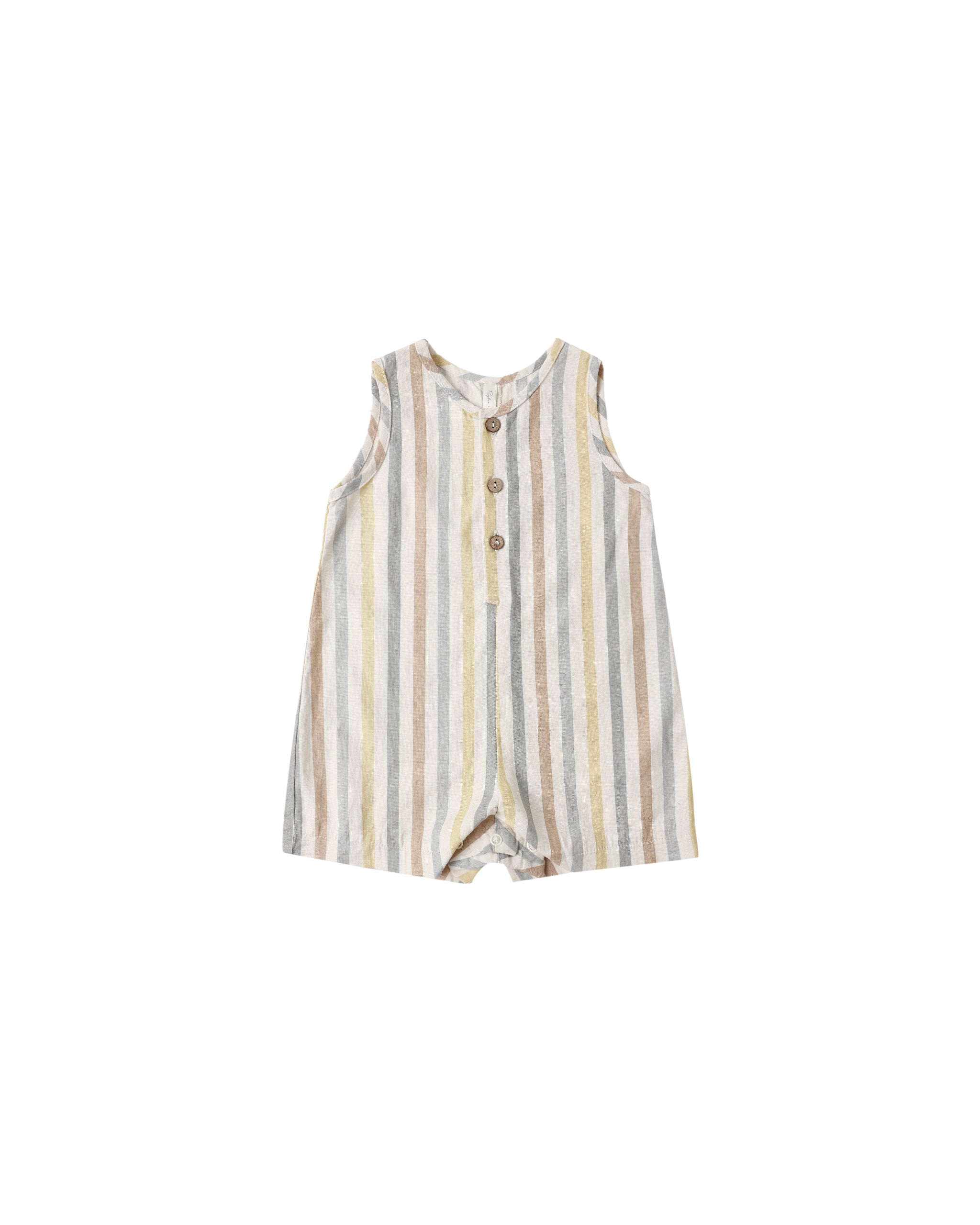 Mavrick Romper || Valencia Stripe