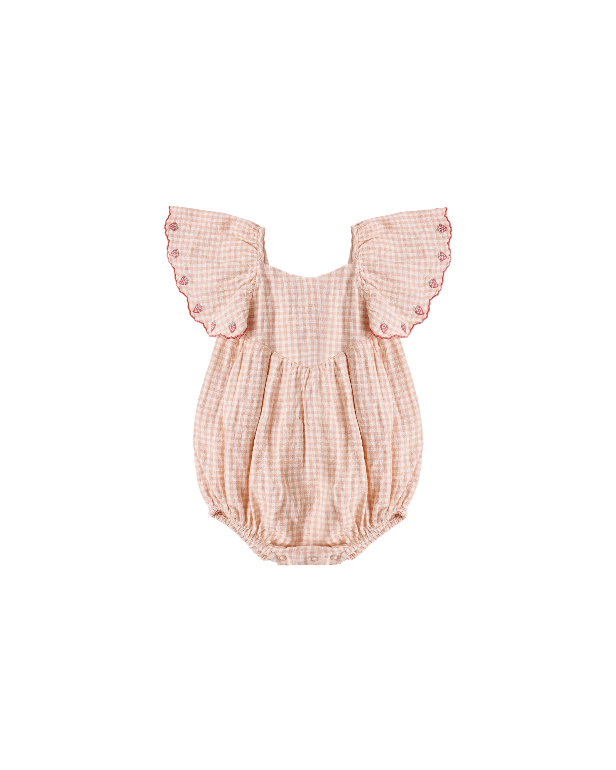 Roxy Romper || Petal Gingham
