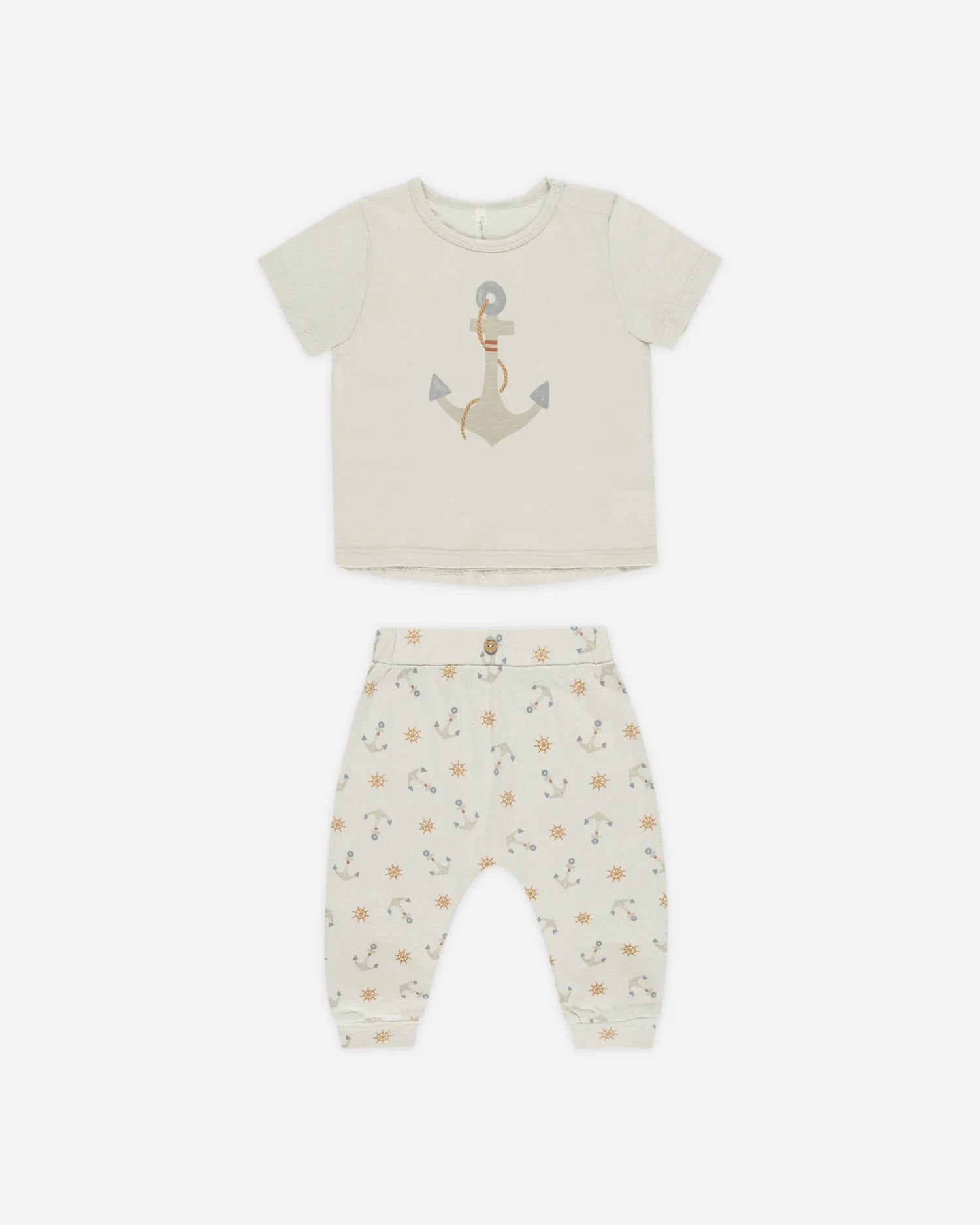 Tee + Slouch Pant Set || Anchors
