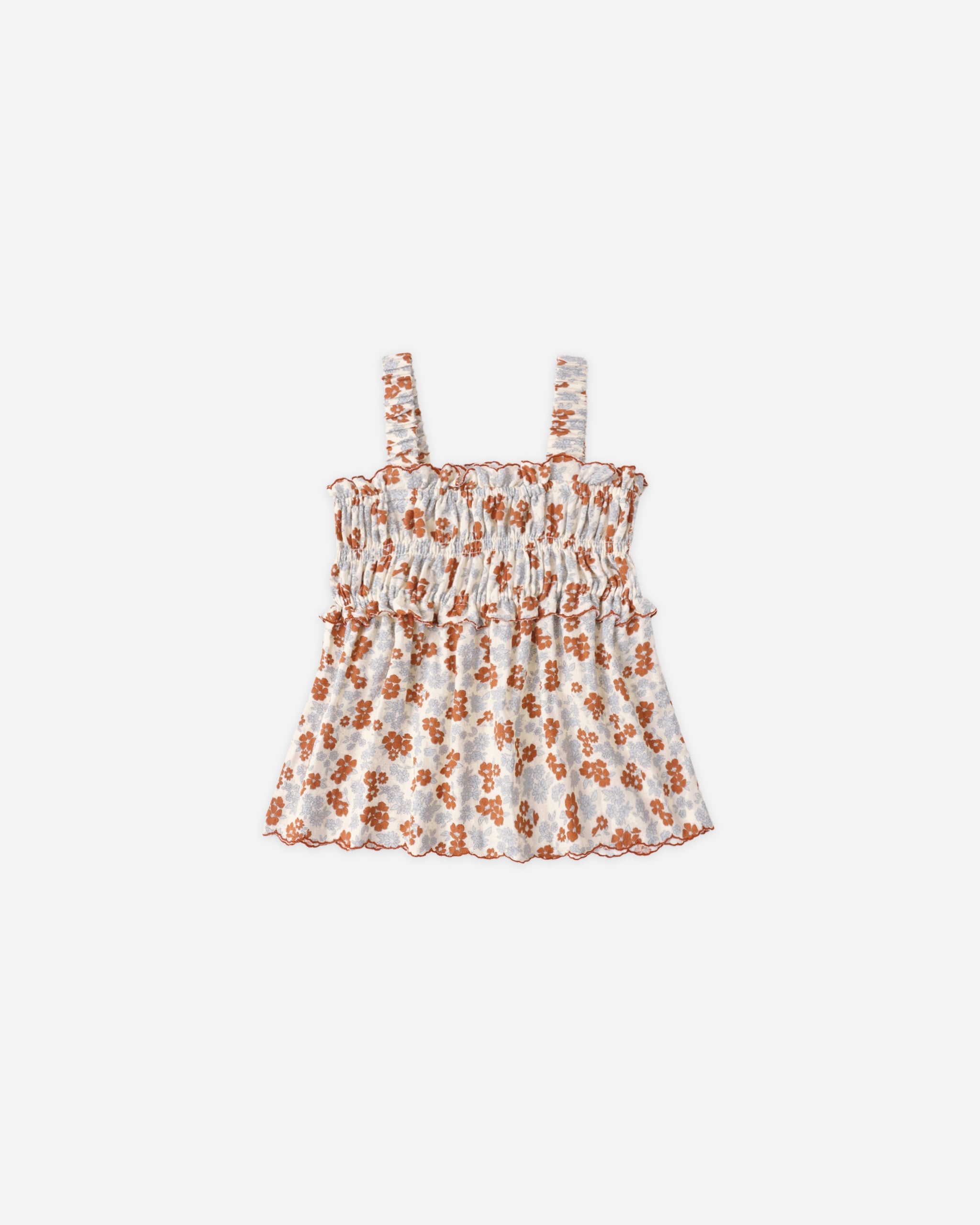 Smocked Tank || Americana Floral