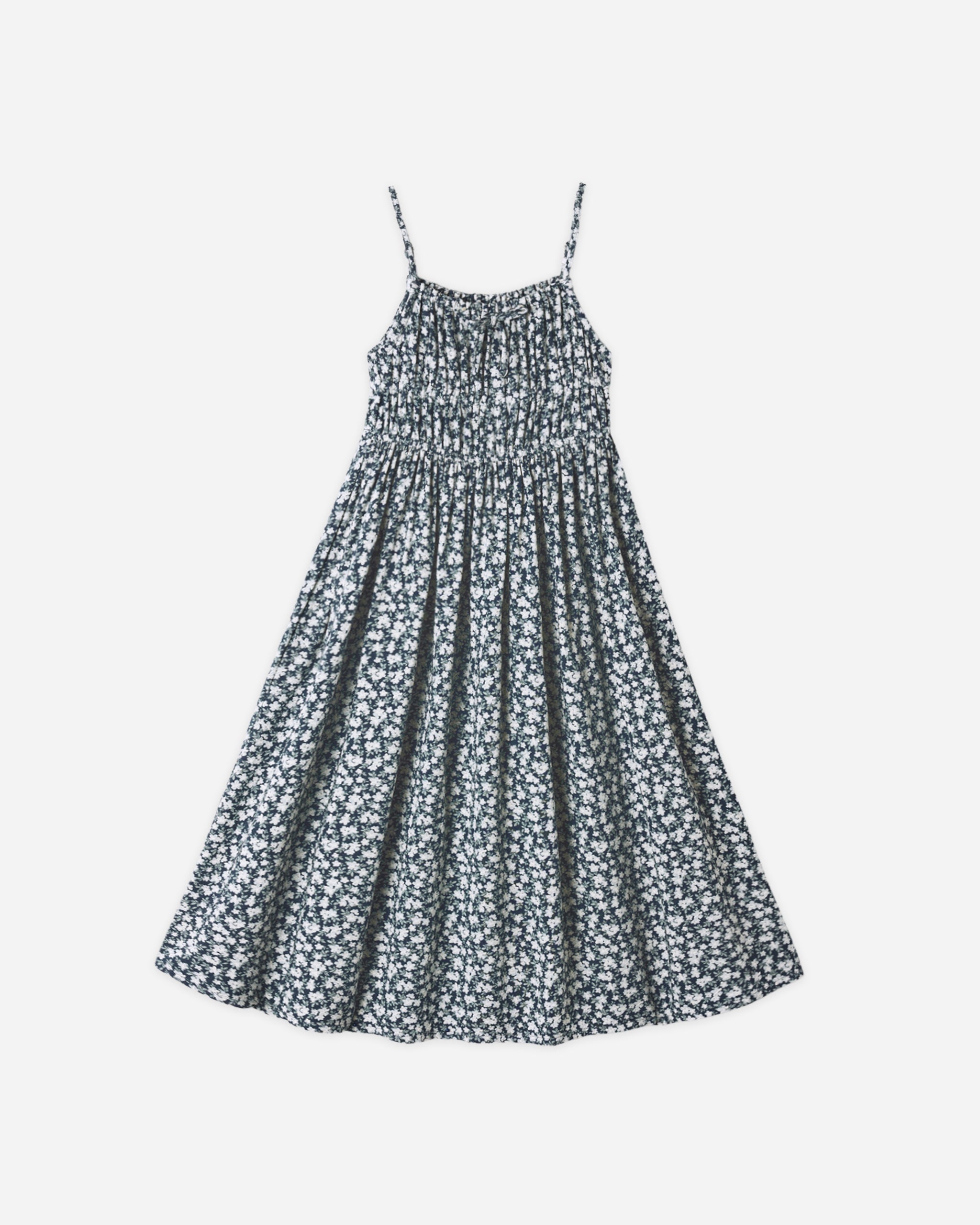 Delia Dress || Navy Floral