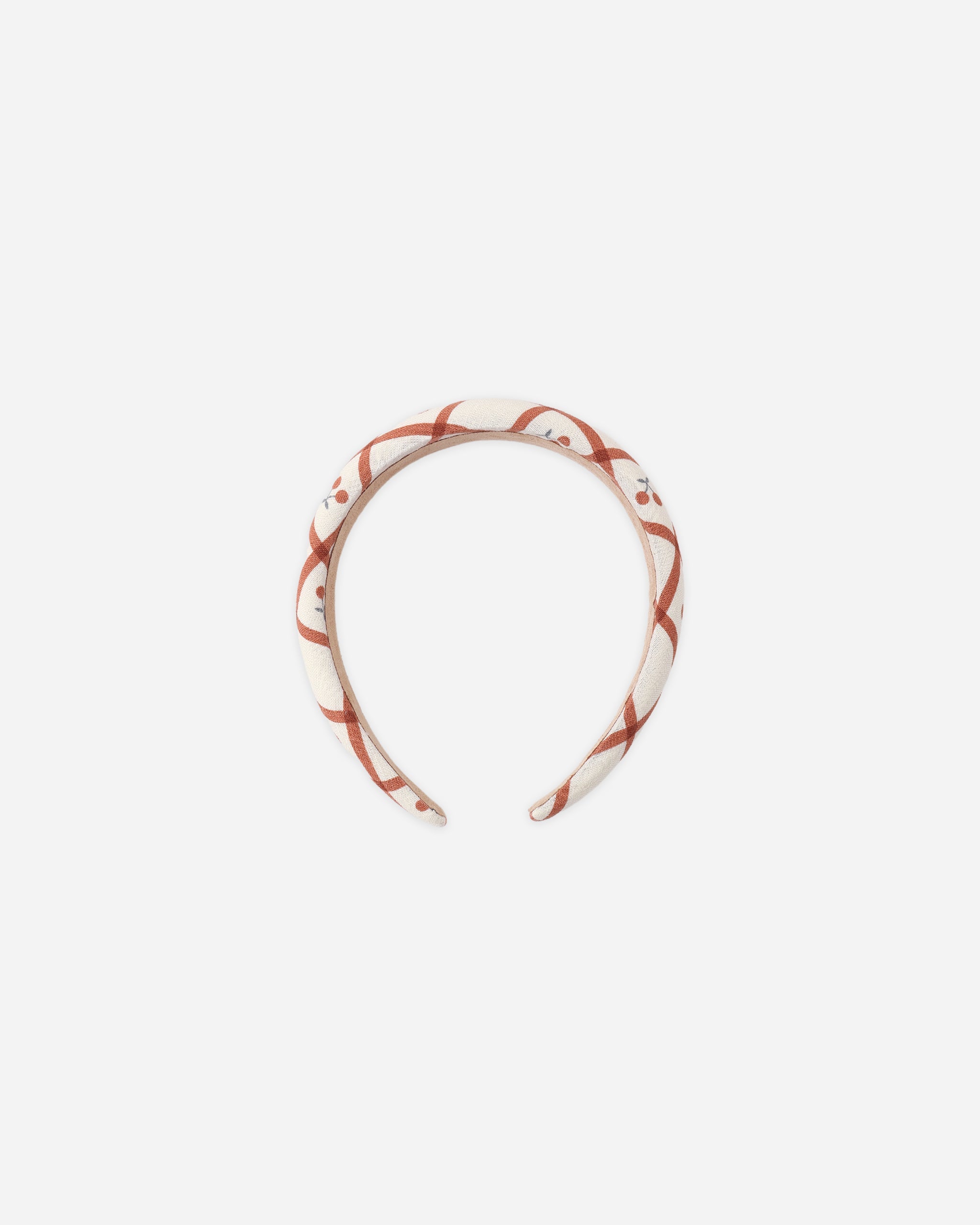 Padded Headband || Cherry Check