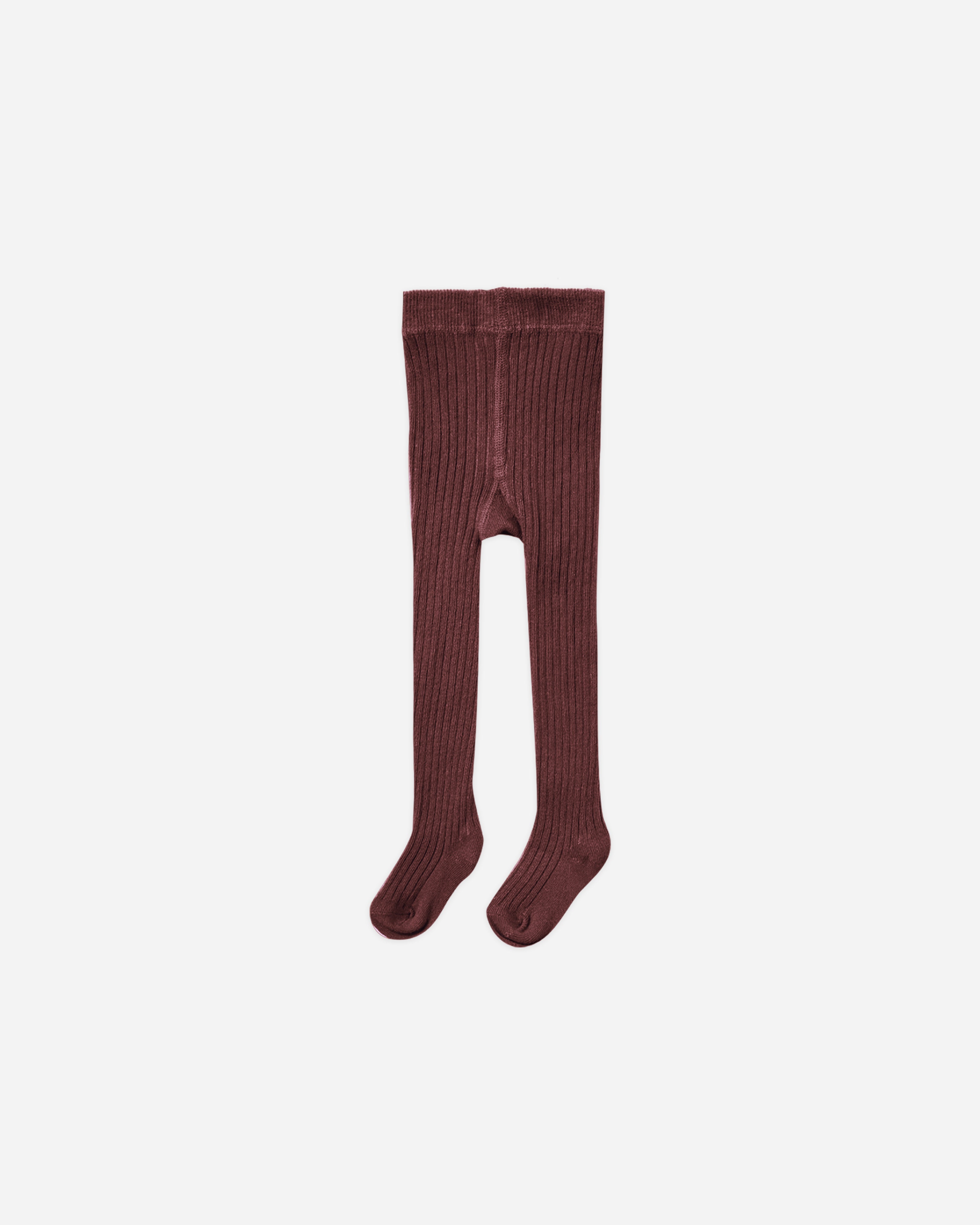 Ribbed Tights || Burgundy - LAST 0/3M & 3/5Y