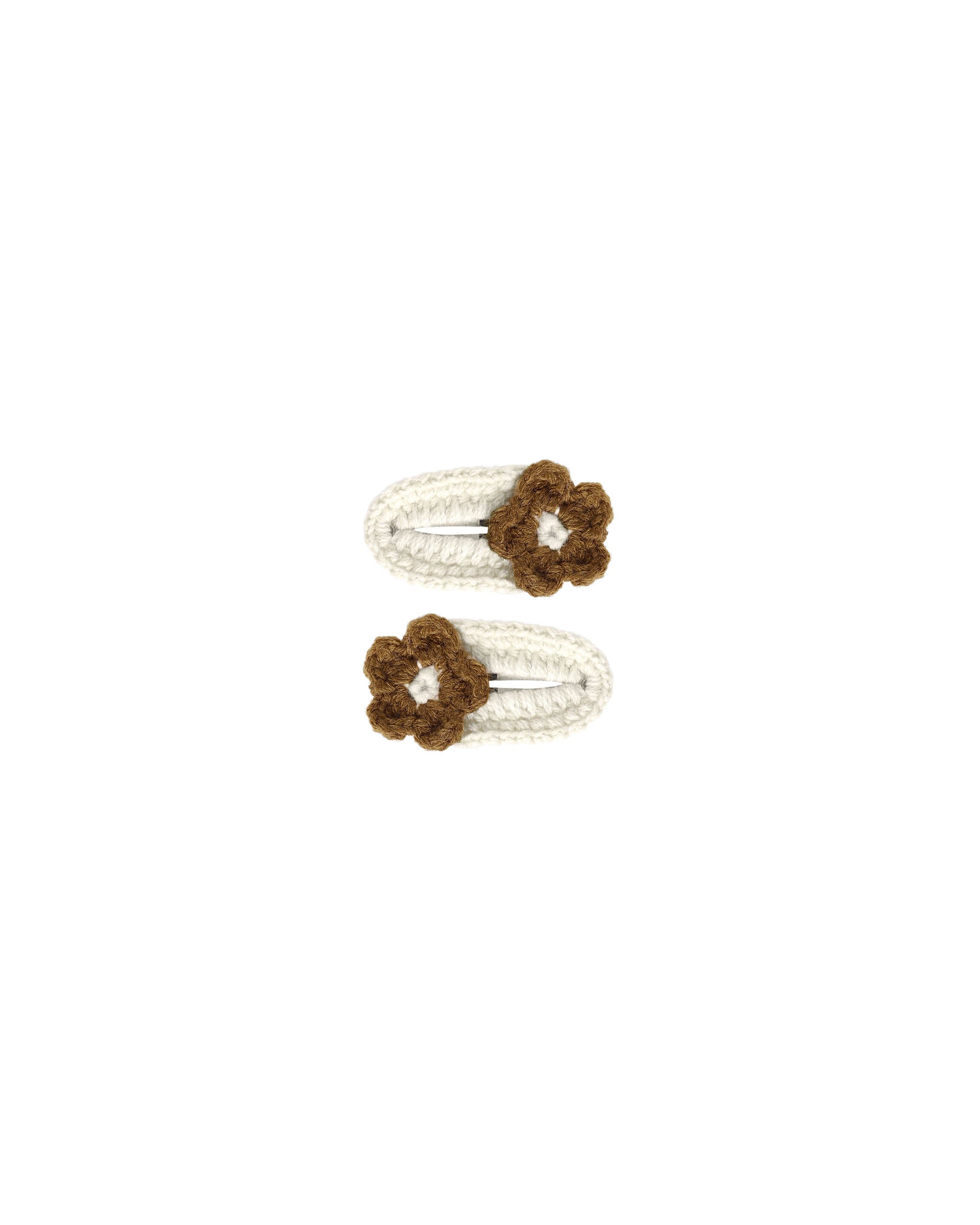 Crochet Clips || Golden