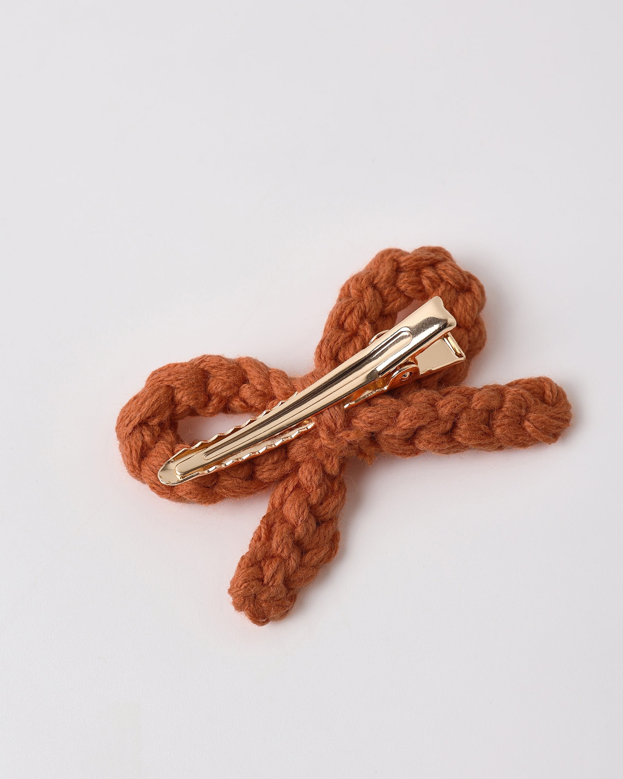Crochet Bow Clips || Poppy