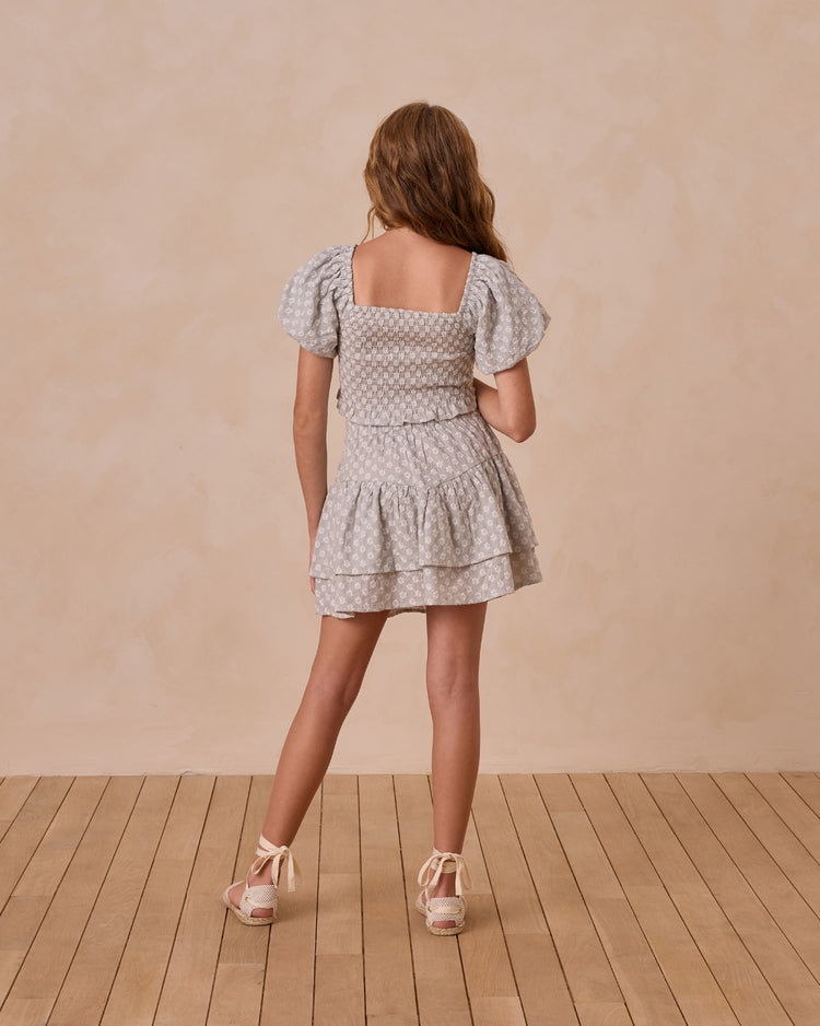 Tiered Mini Skirt | Seafoam (Teens)