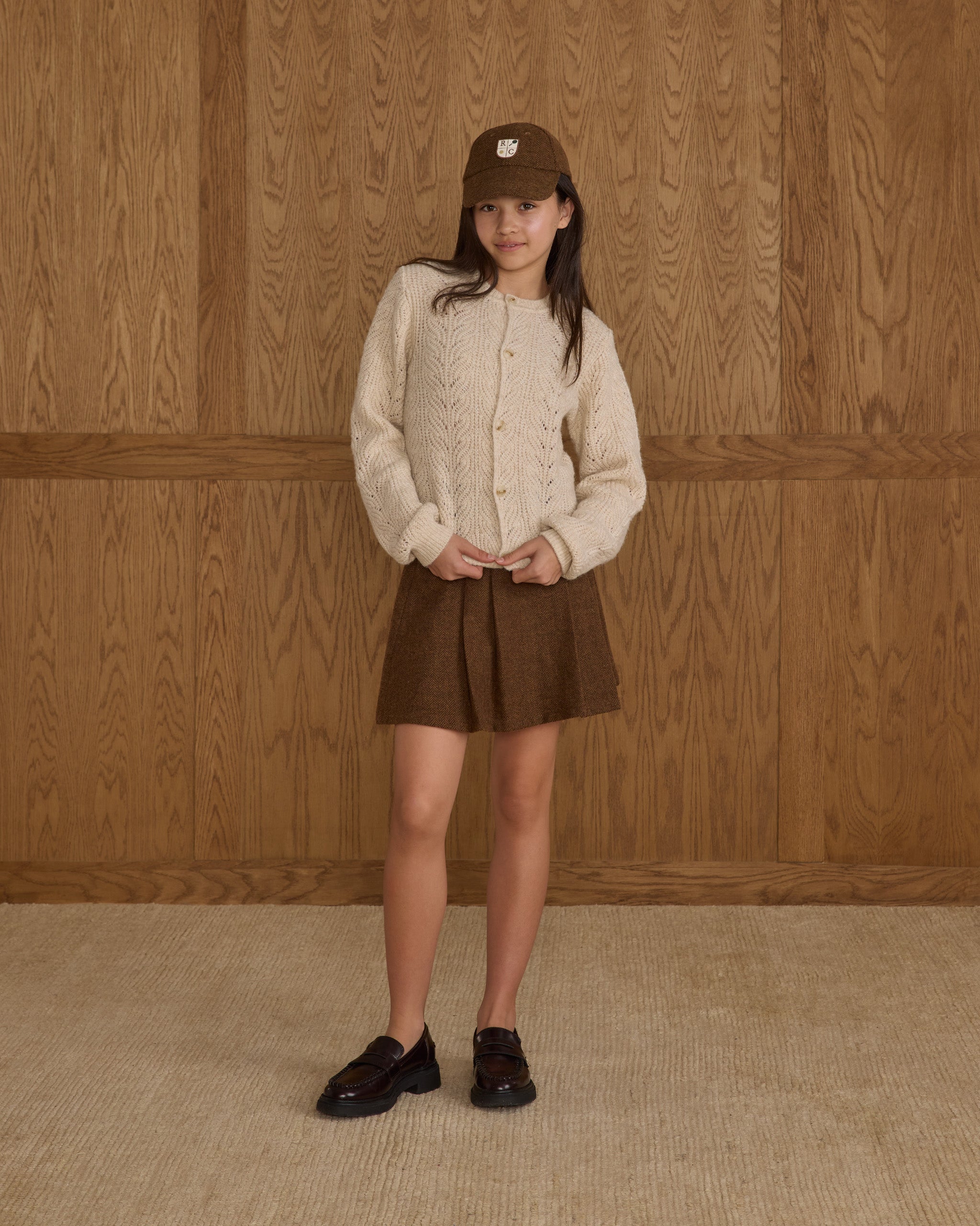 Cheyenne Cardigan || Heathered Oatmeal - Teen
