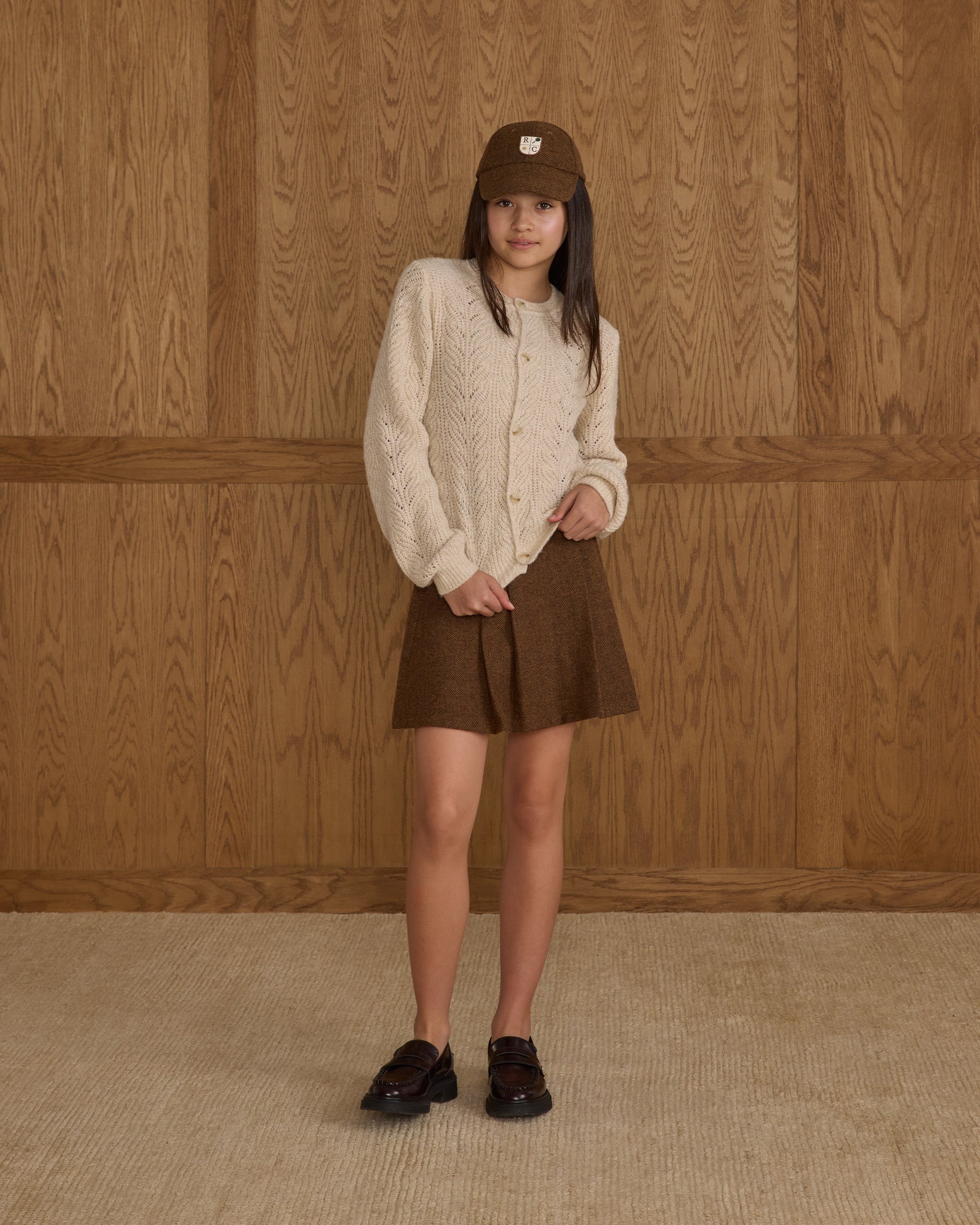 Cheyenne Cardigan || Heathered Oatmeal - Teen