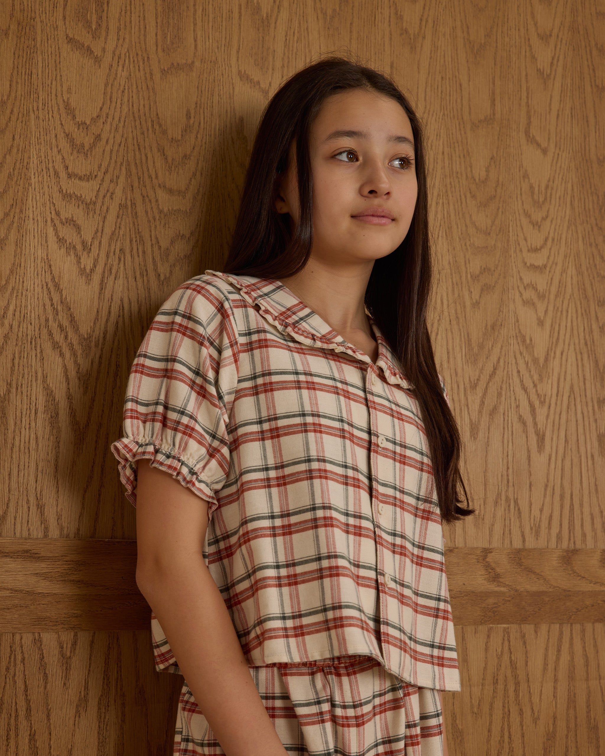 Ruffle Pajamas || Holiday Flannel - Teens