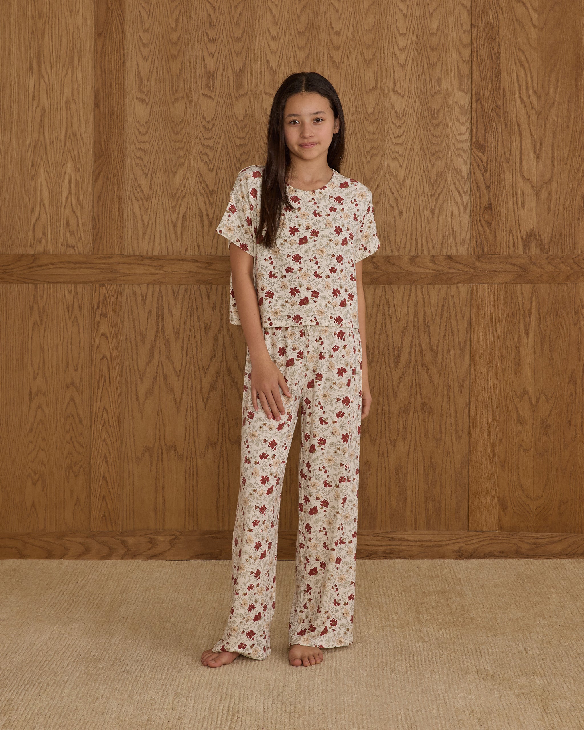 Ruthie Set || Holiday Floral - Teen - LAST 14Y & 16Y