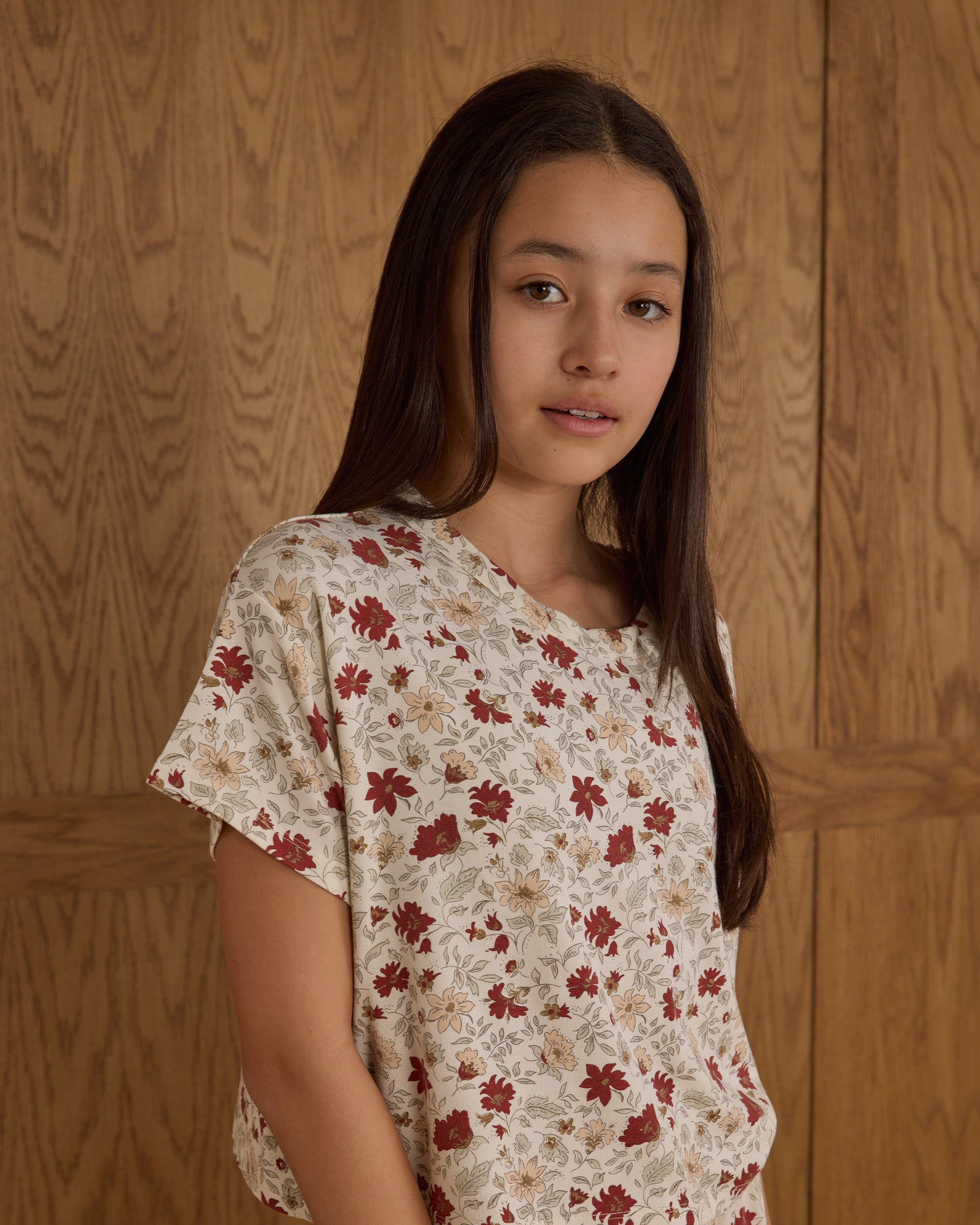 Ruthie Set || Holiday Floral - Teen - LAST 14Y & 16Y