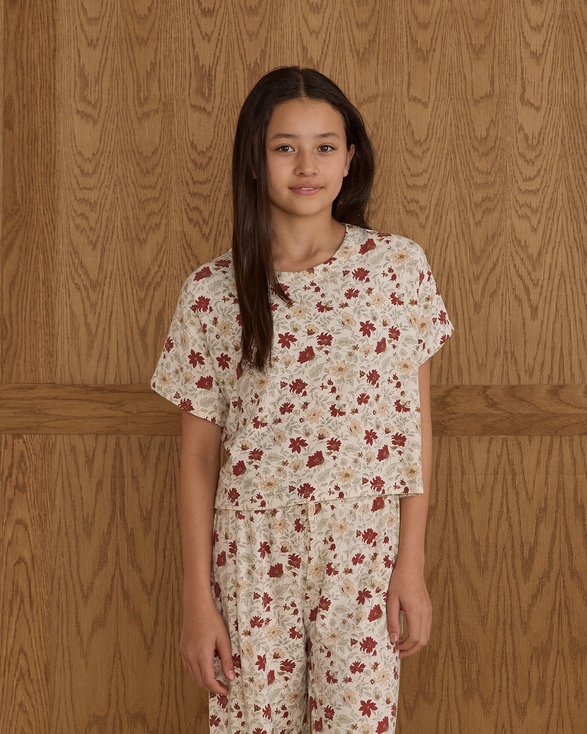 Ruthie Set || Holiday Floral - Teen - LAST 14Y & 16Y