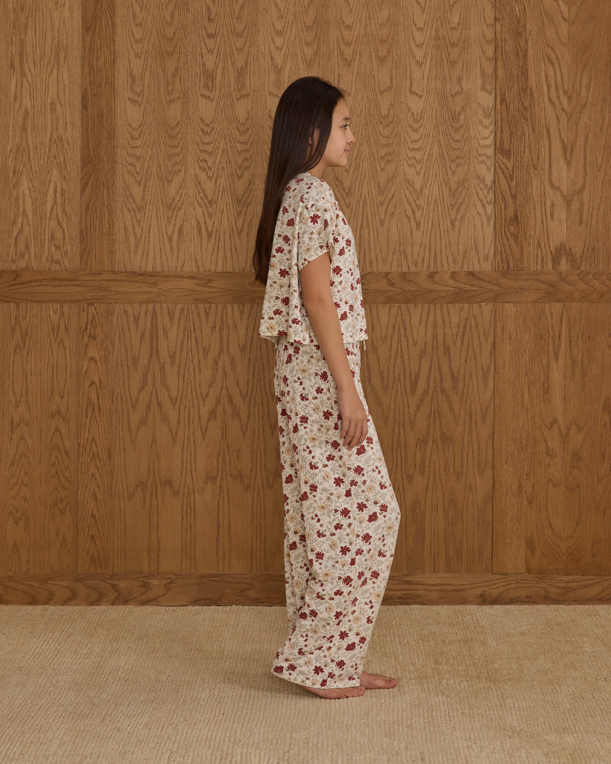 Ruthie Set || Holiday Floral - Teen - LAST 14Y & 16Y