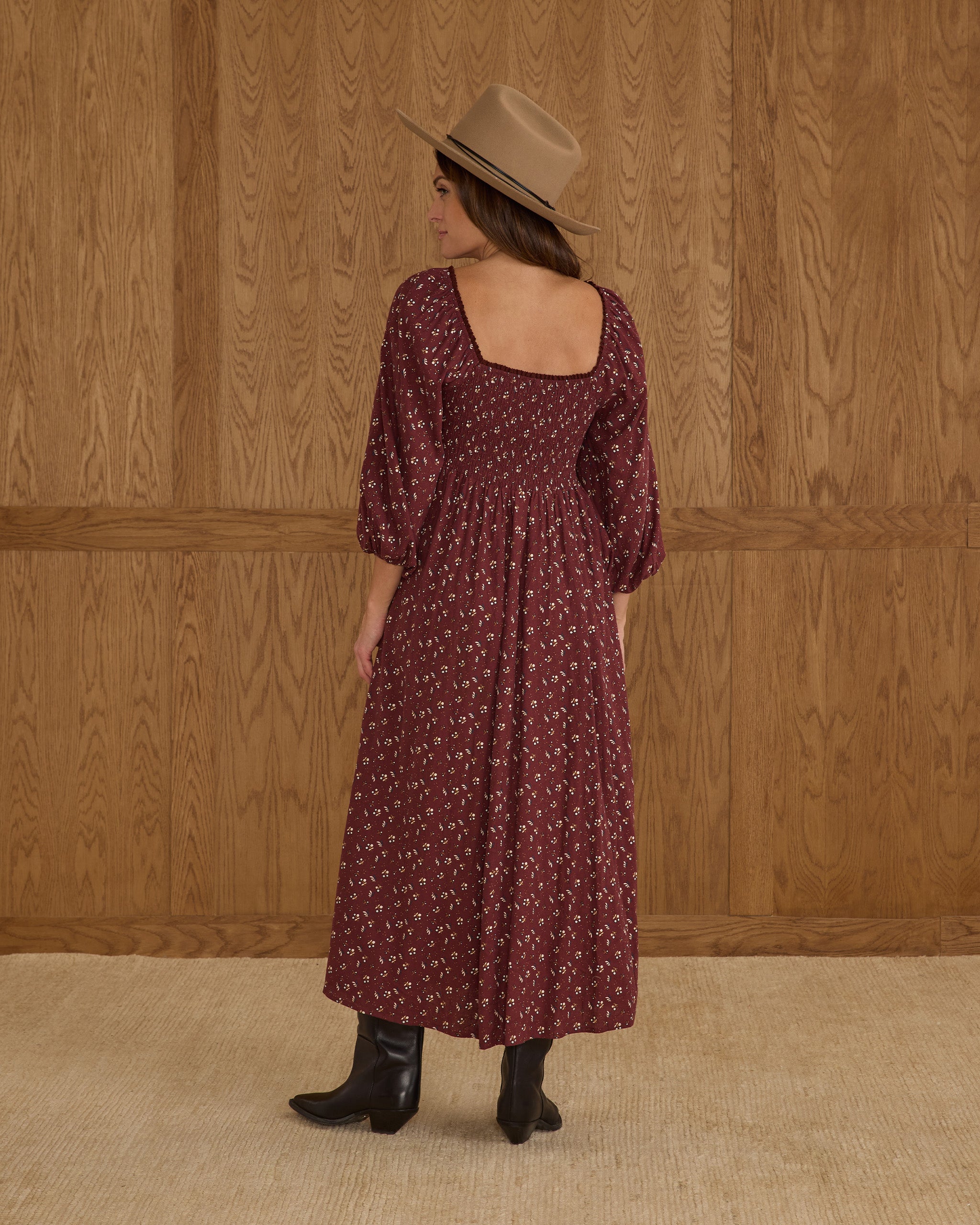 Della Dress || Harvest Berry - LAST ONE XS
