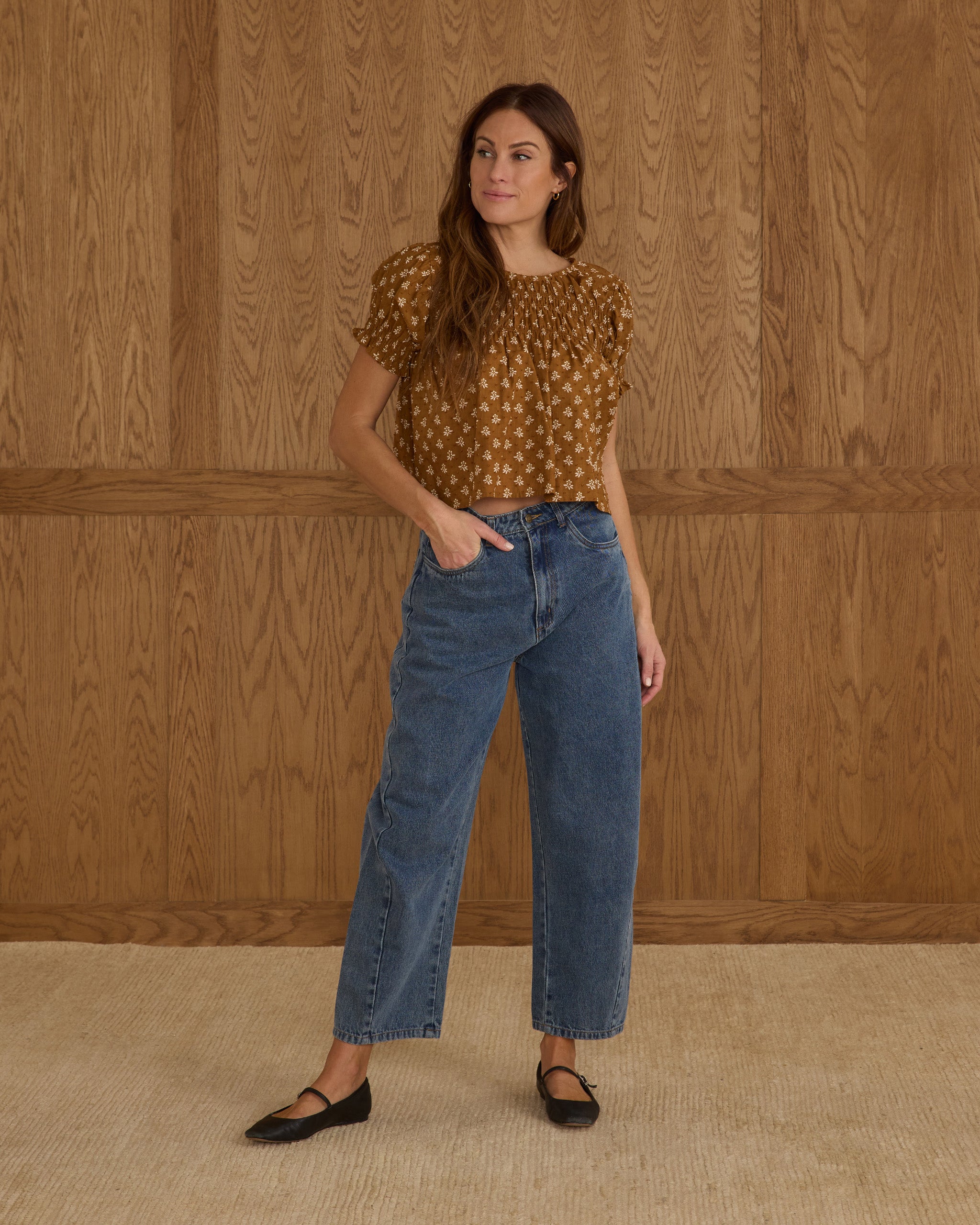 Barrel Pant || Indigo Denim