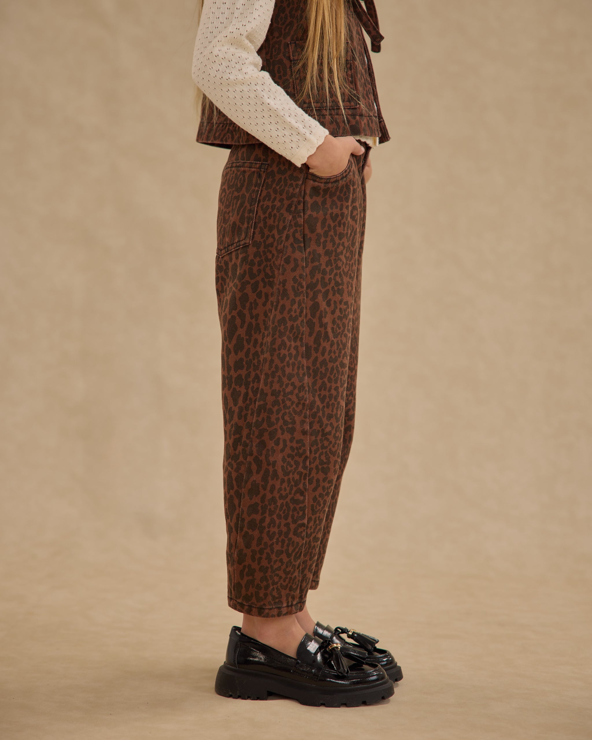 Barrel Pant || Leopard