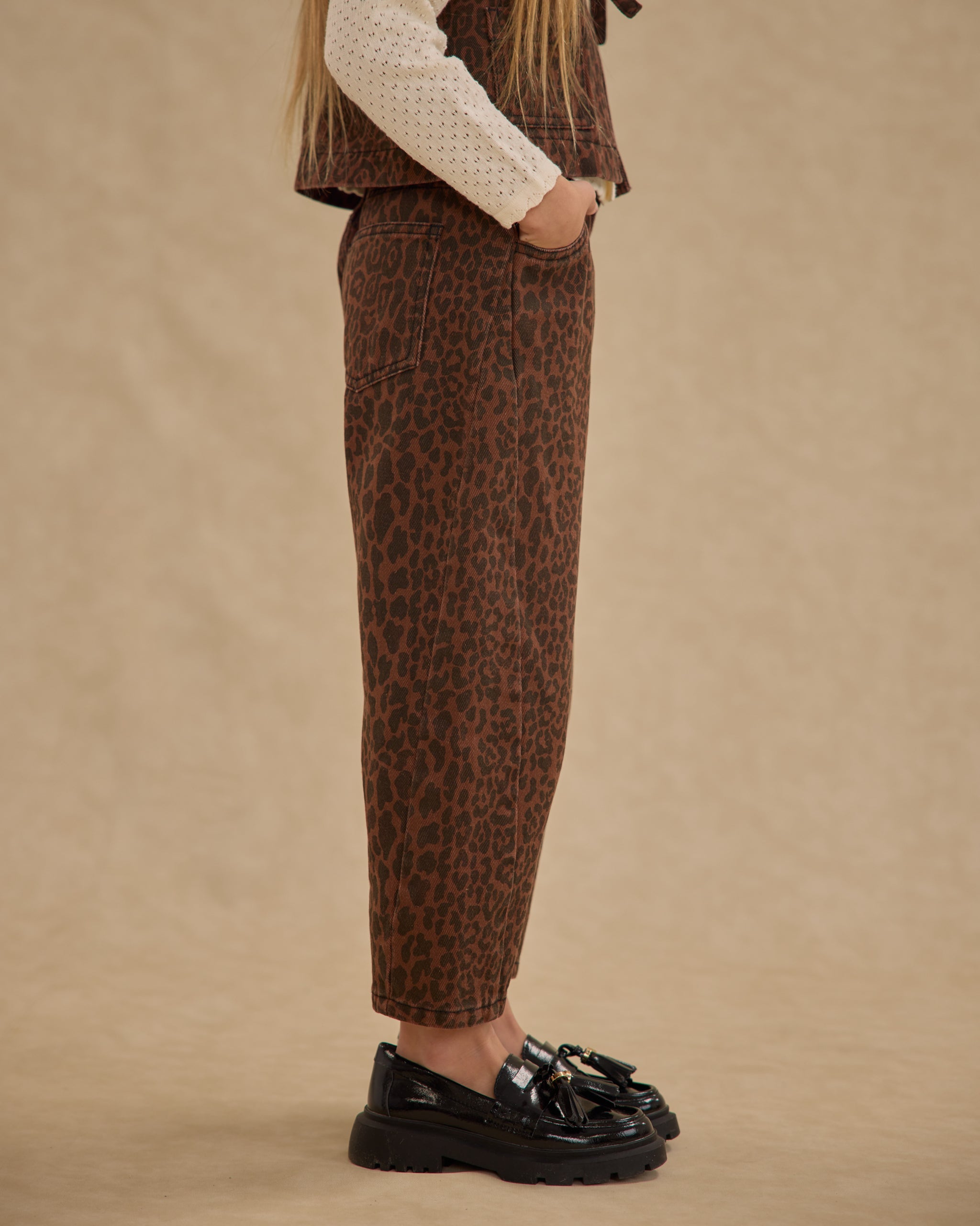 Barrel Pant || Leopard