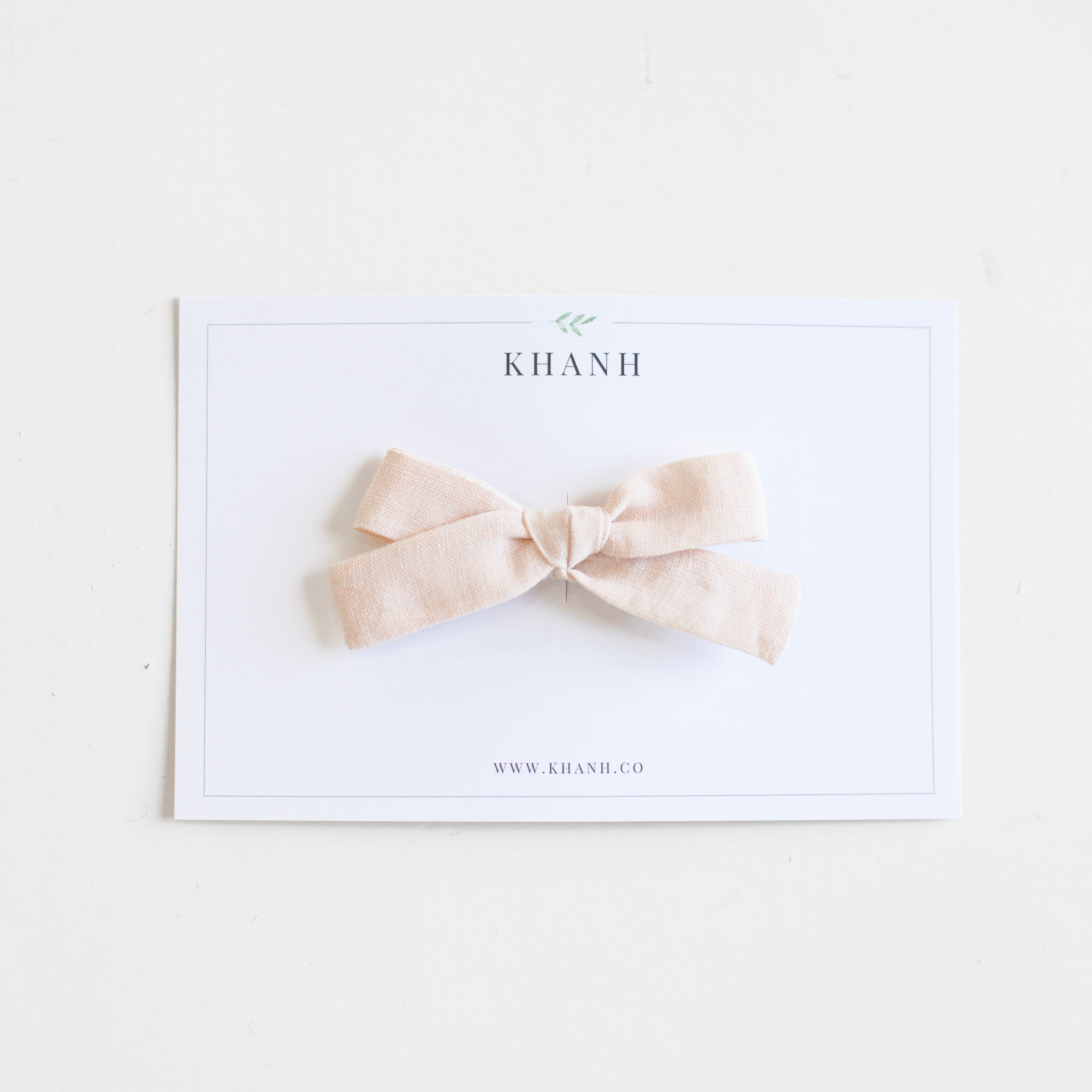 Rosewater || Petite Hand-Tied Bow