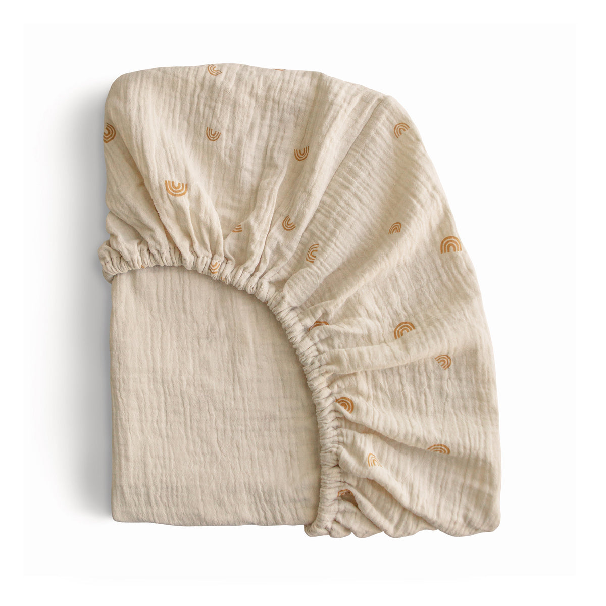 Extra Soft Muslin Crib Sheet | Rainbow