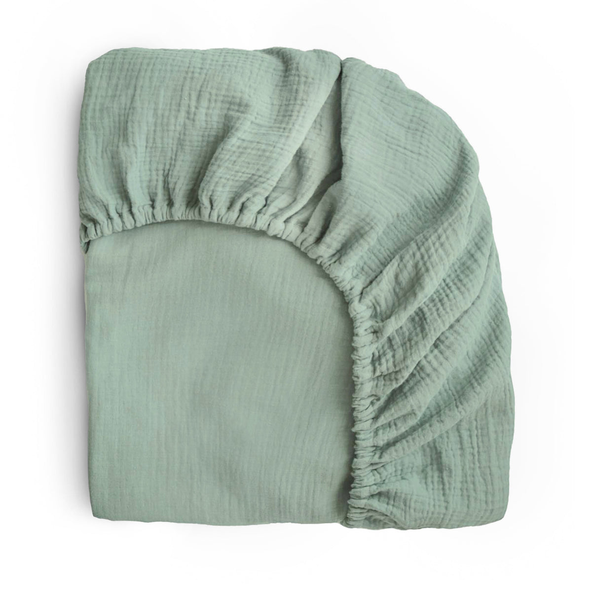 Extra Soft Muslin Crib Sheet | Roman Green