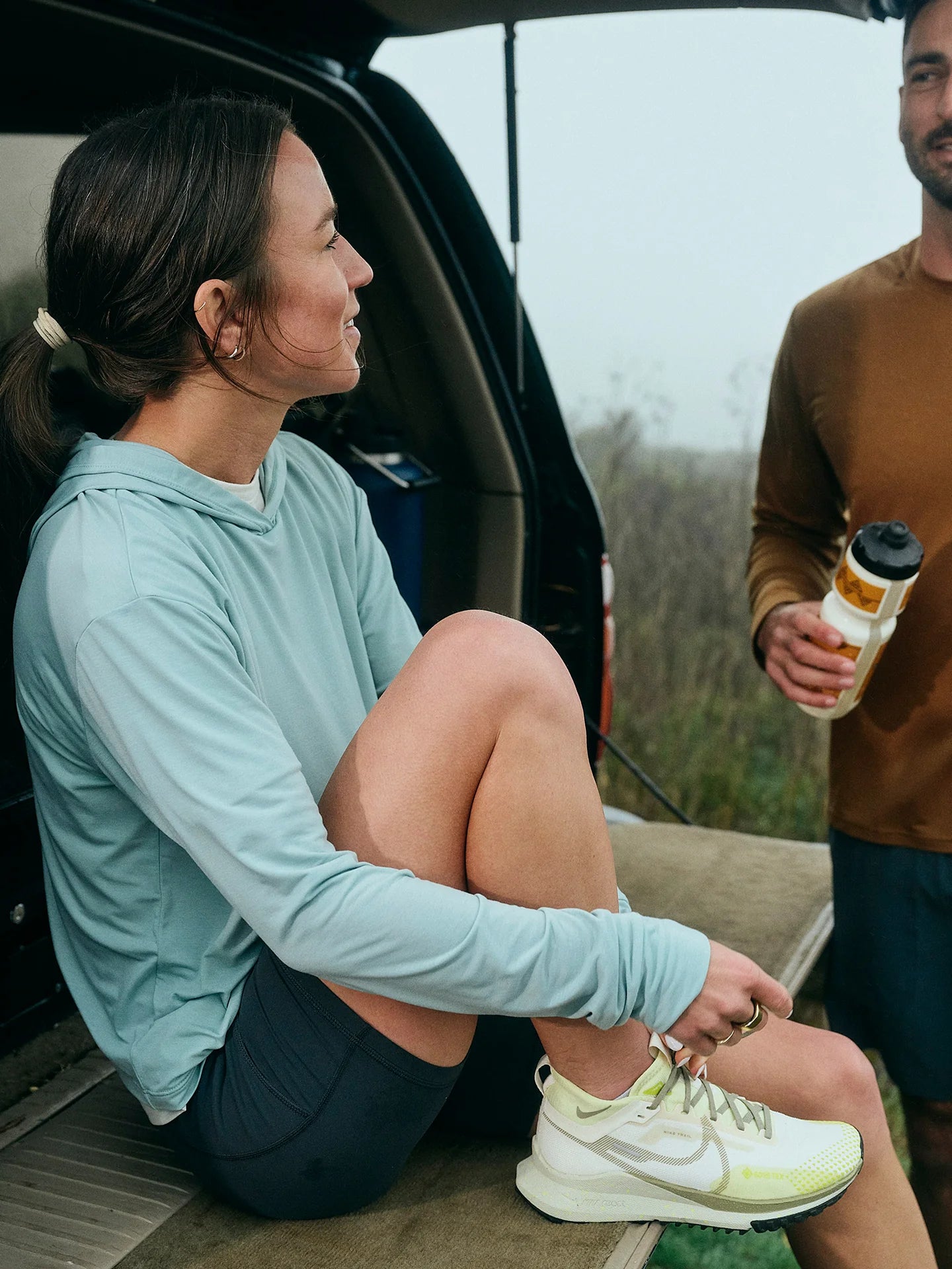 Women's Elevate Lightweight Hoodie || Ocean Mist