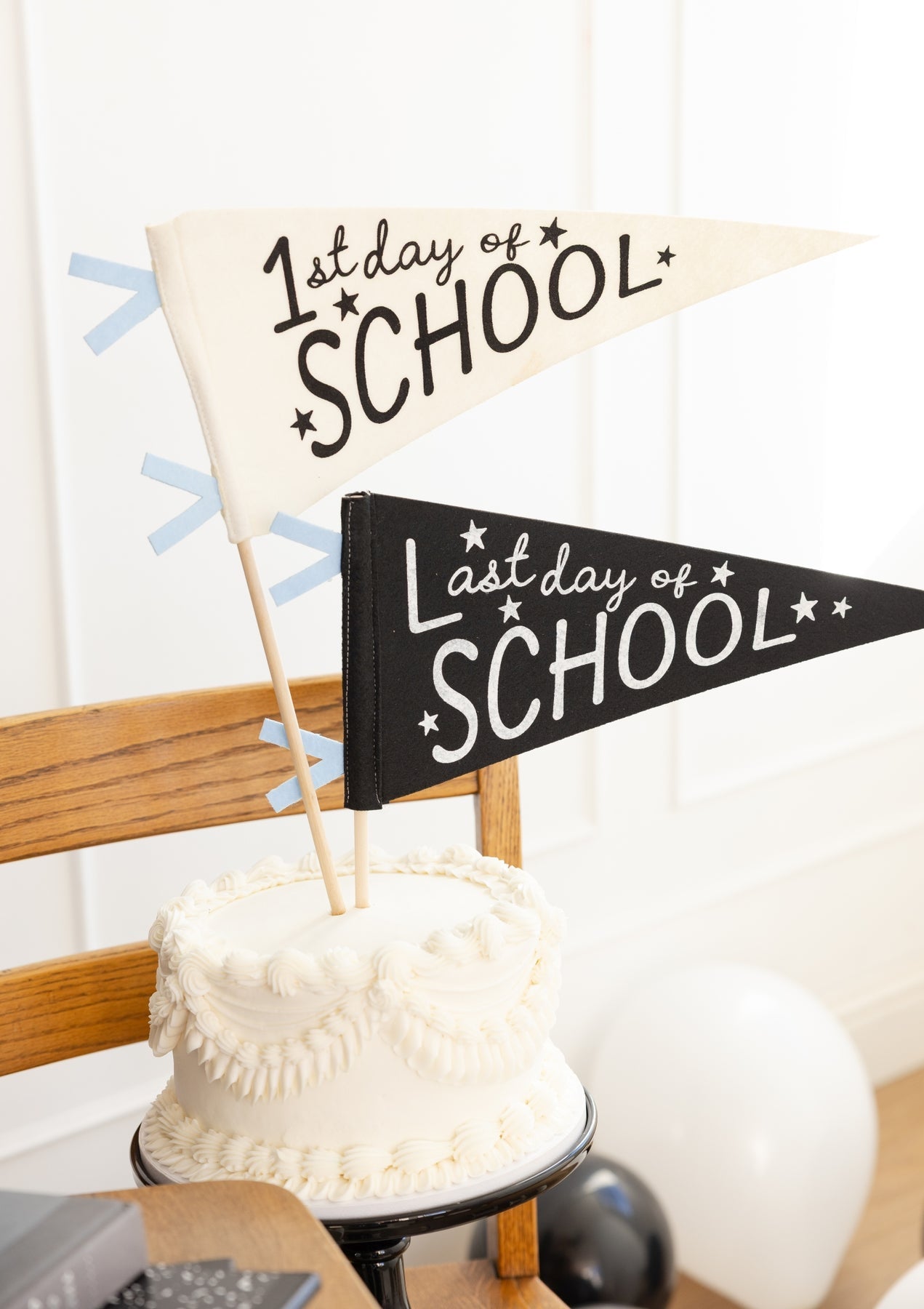 First and Last Day Felt Pennant