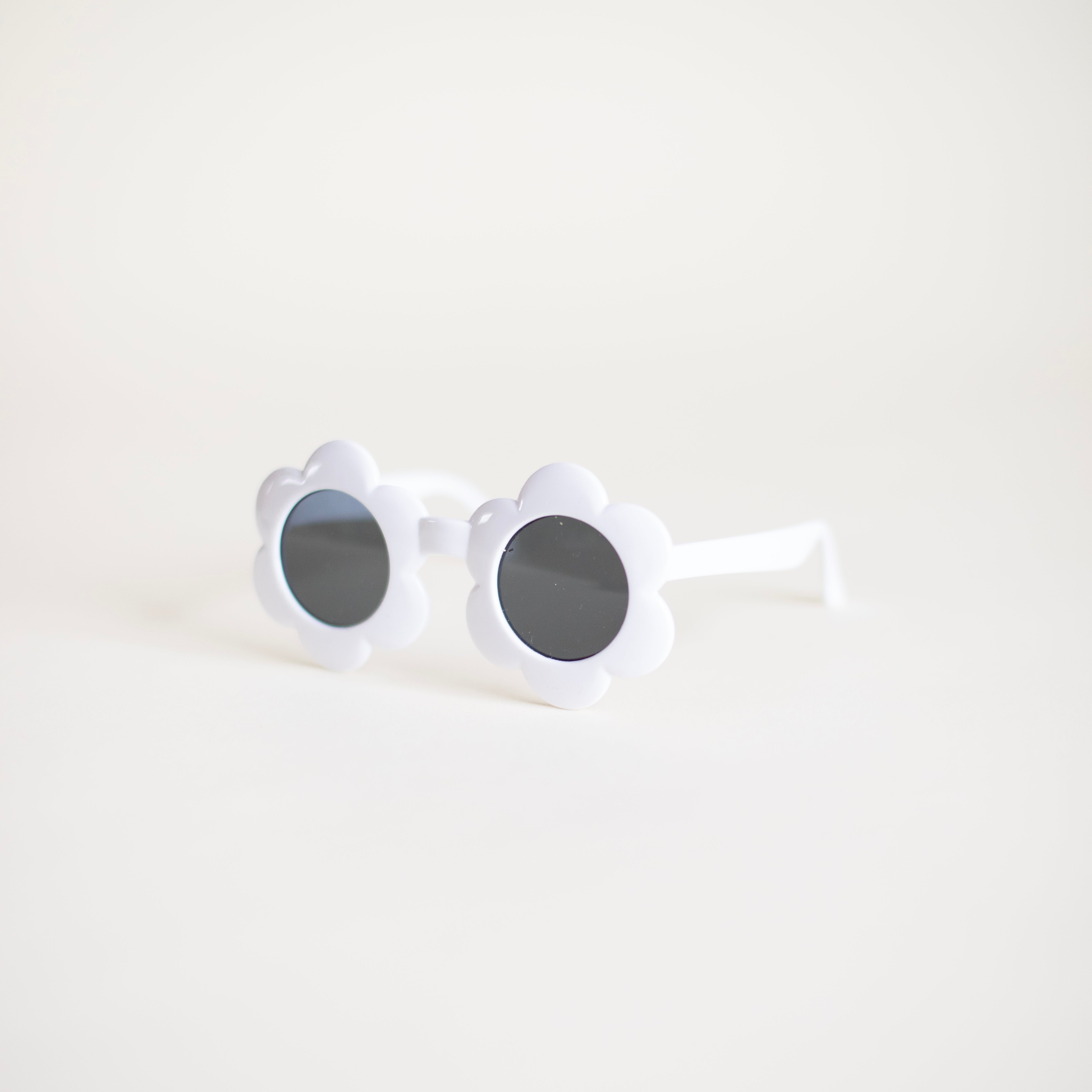 Girls Daisy Sunglasses - White