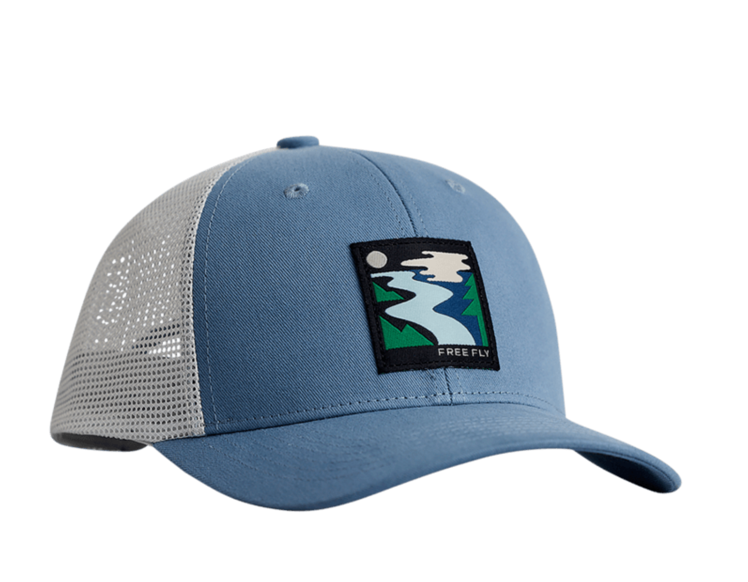 Inlet Trucker Hat || Blue Fog - Youth