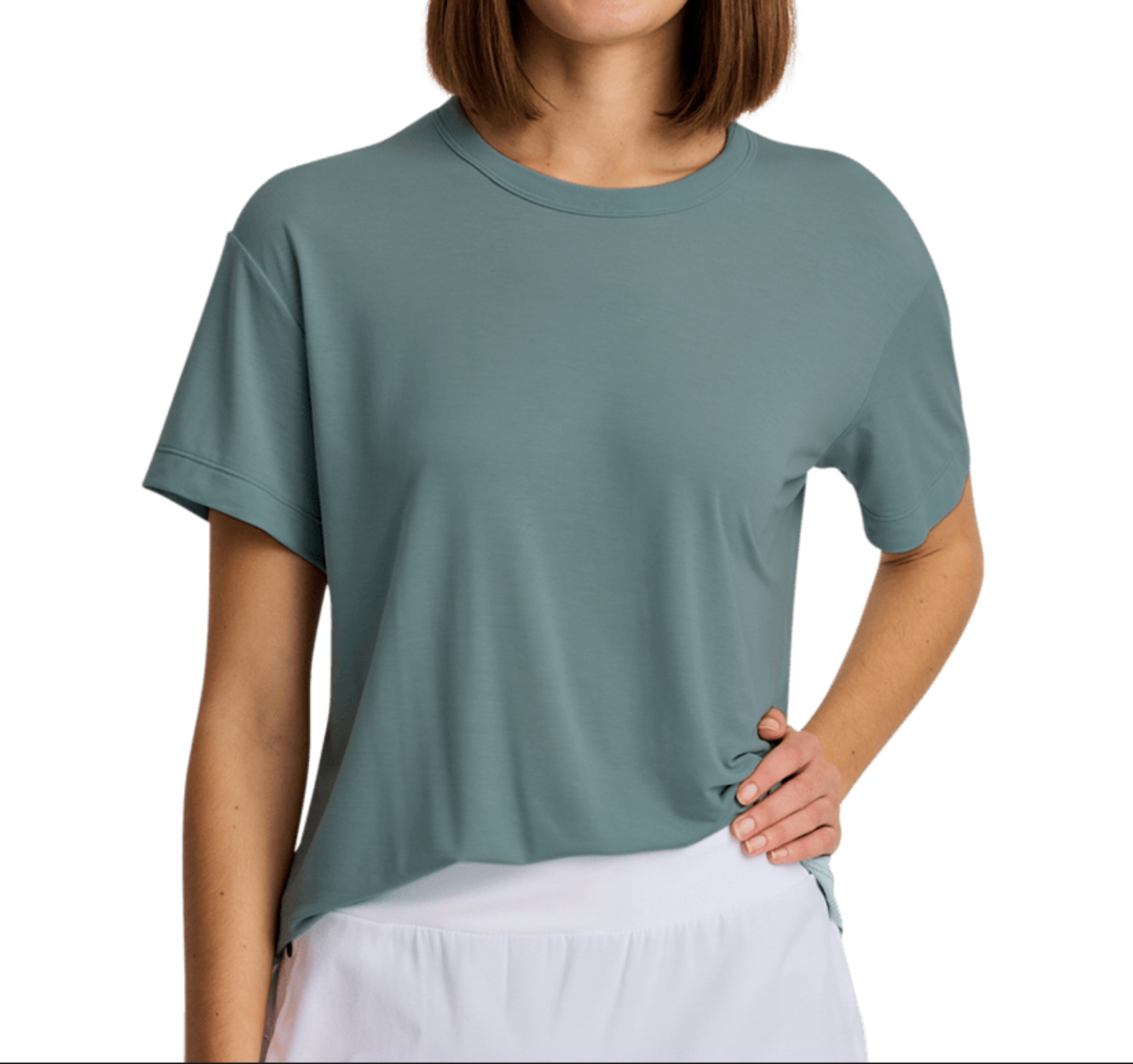 Women's Elevate Lightweight Tee || Stormy Sea