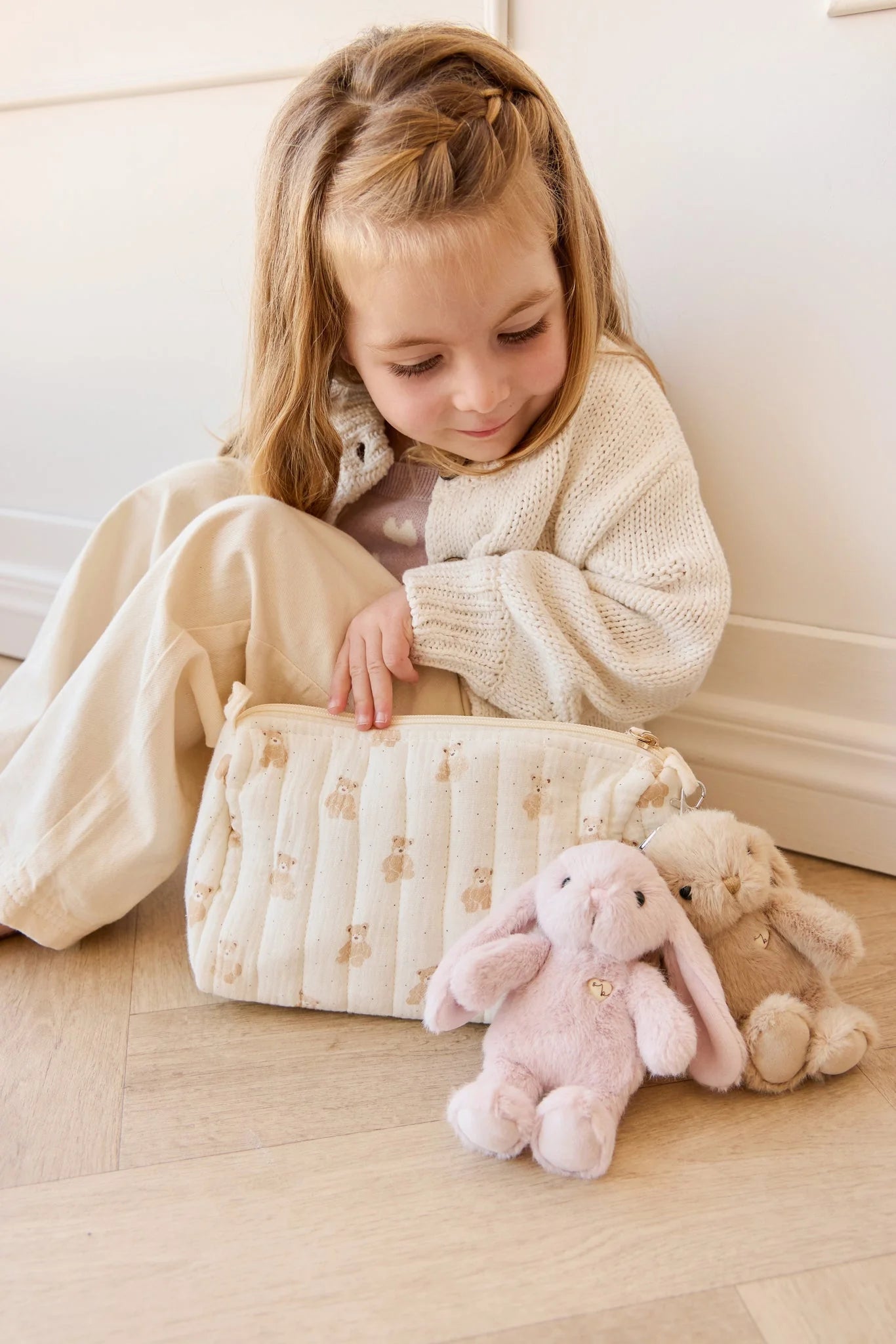 Snuggle Bunnies Penelope Keyring - Blossom