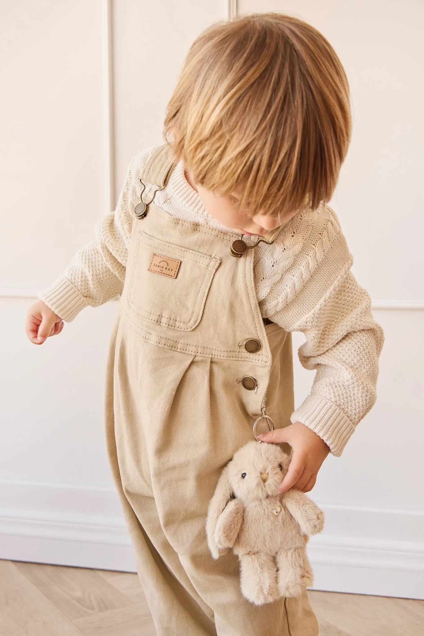 Snuggle Bunnies Penelope Keyring - Caramel