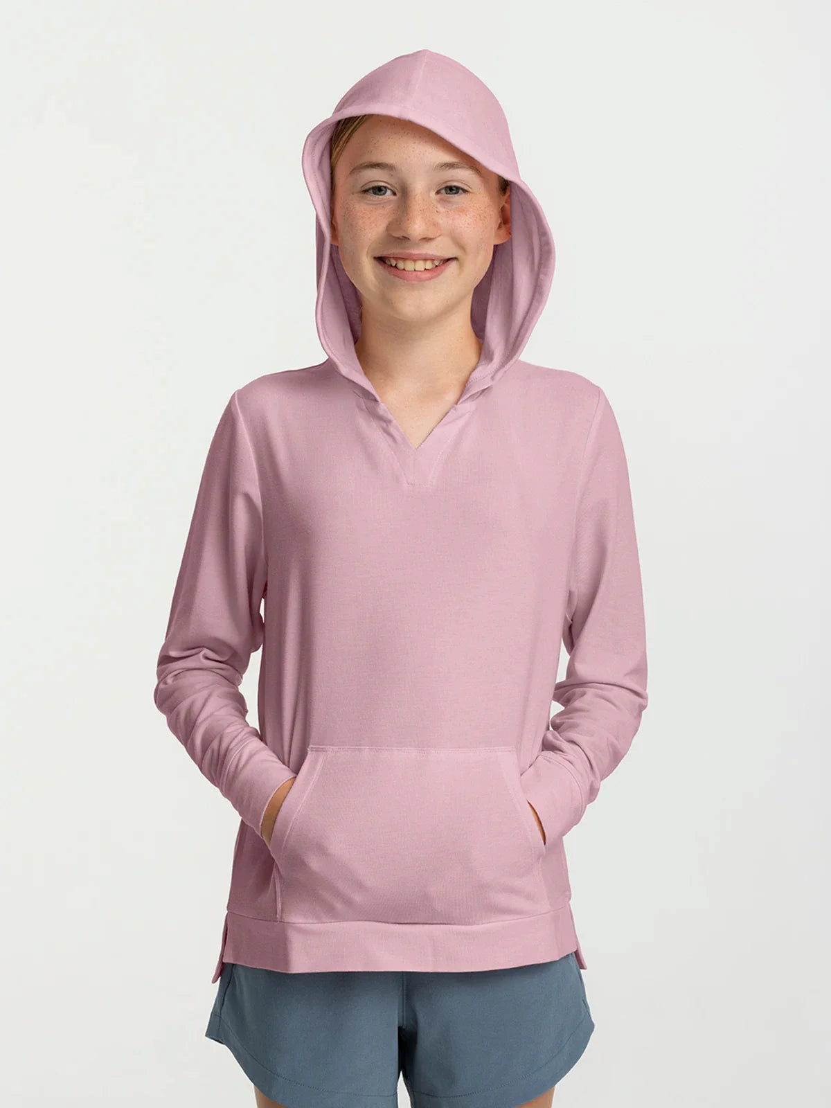 Girls' Bamboo Shade Hoodie || Lilac - Youth