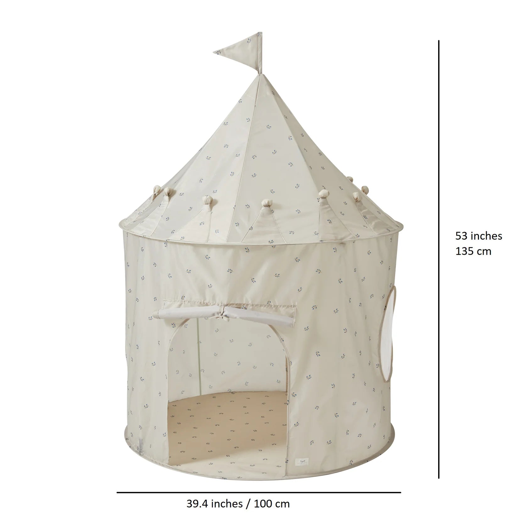 Play Tent Castle || Blueberry Taupe