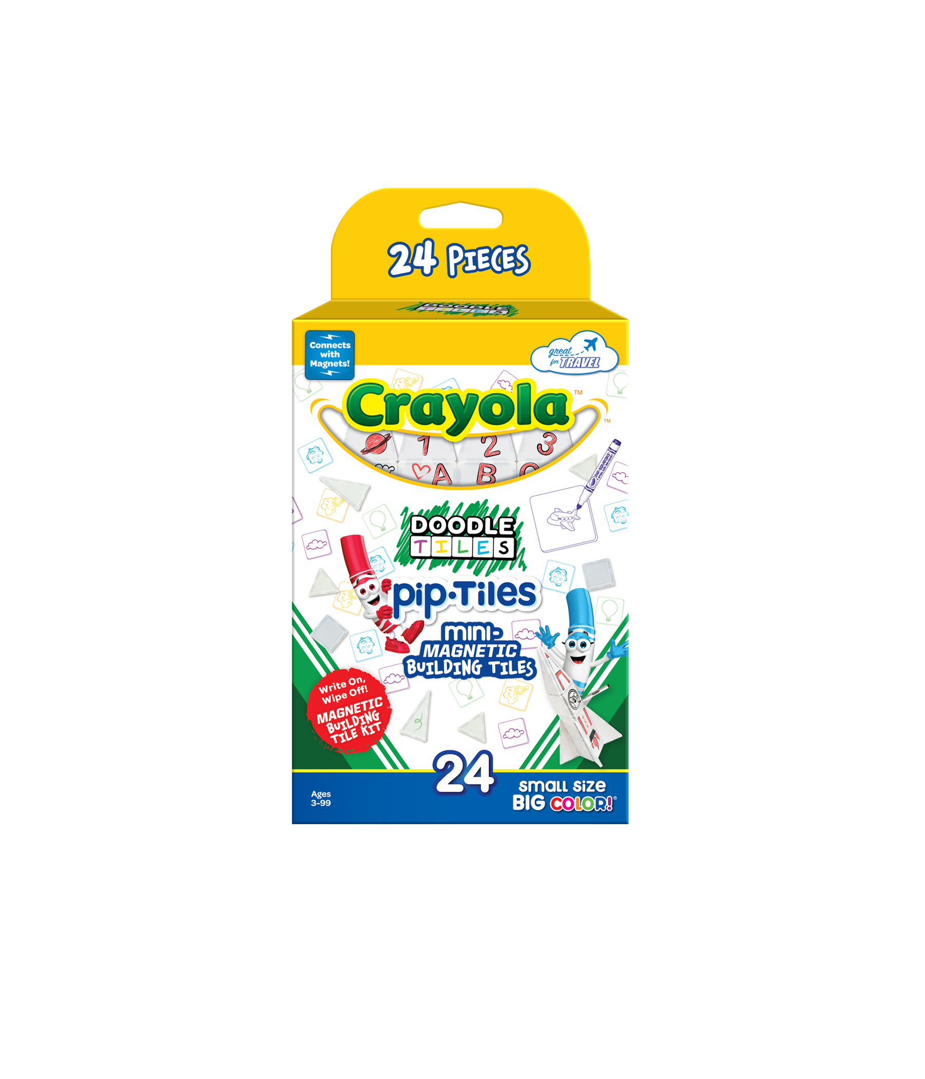 Crayola Doodle PIP Magnetic Tiles 24pc
