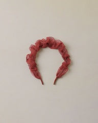 GATHERED HEADBAND || RUBY