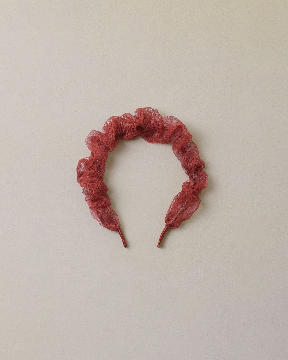 GATHERED HEADBAND || RUBY