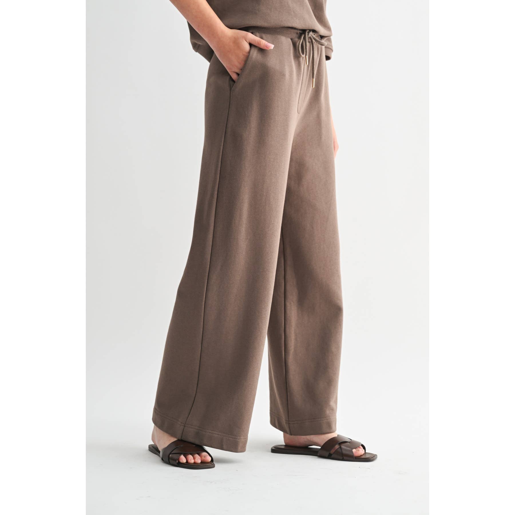 Straight Leg Pants || Truffle