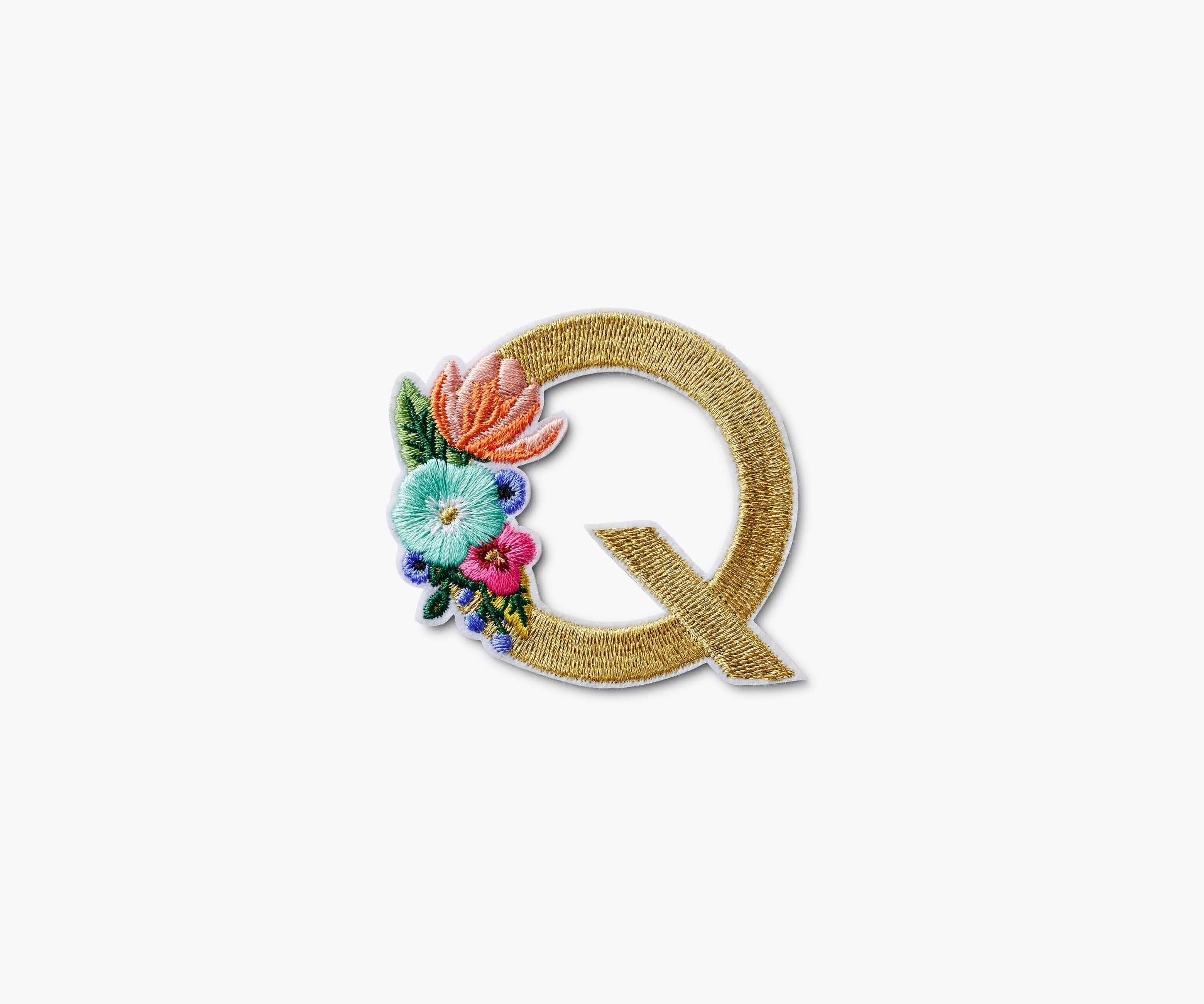 Garden Party Monogram Patch