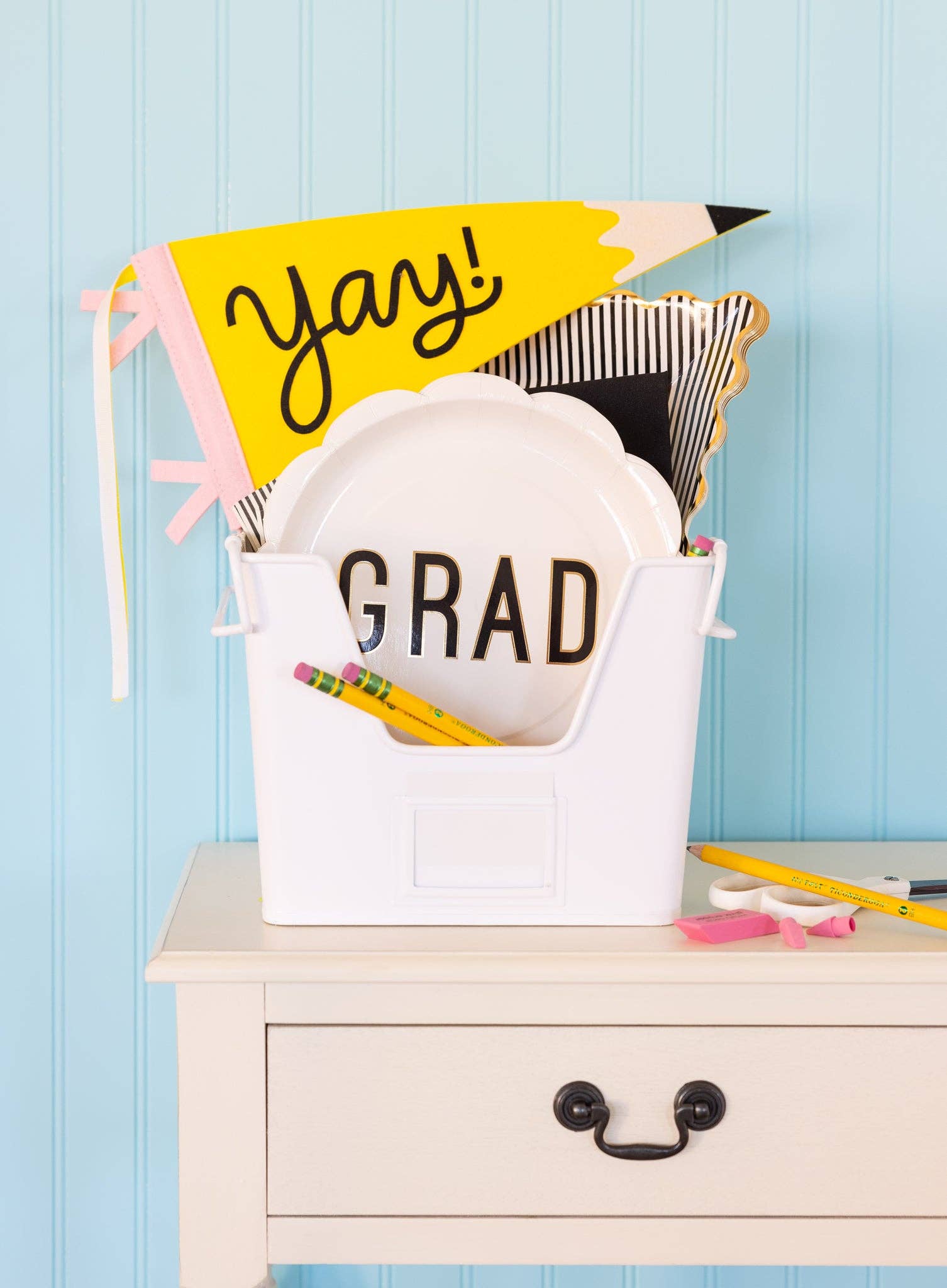 Yay Pencil Felt Pennant