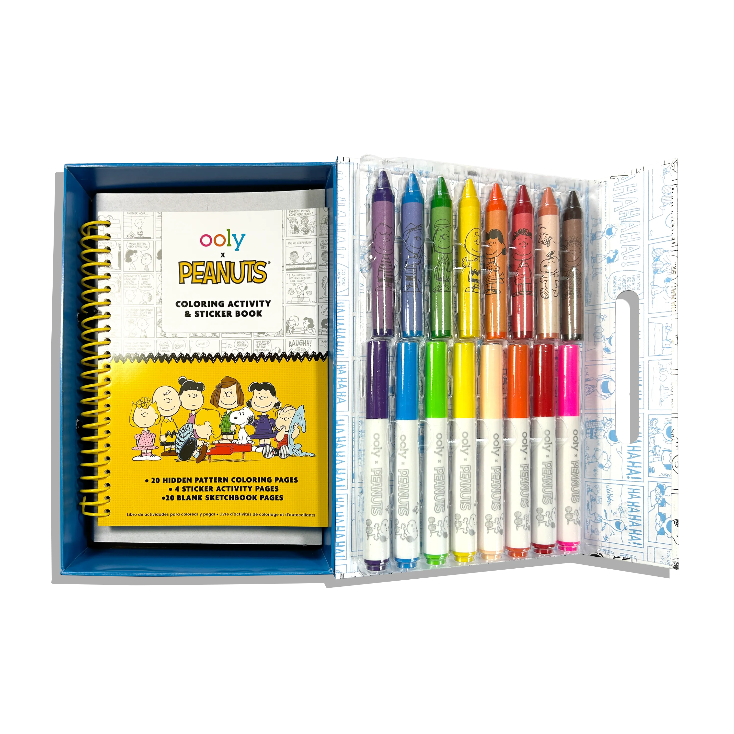 OOLY x Peanuts - Coloring Activity & Sticker Kit