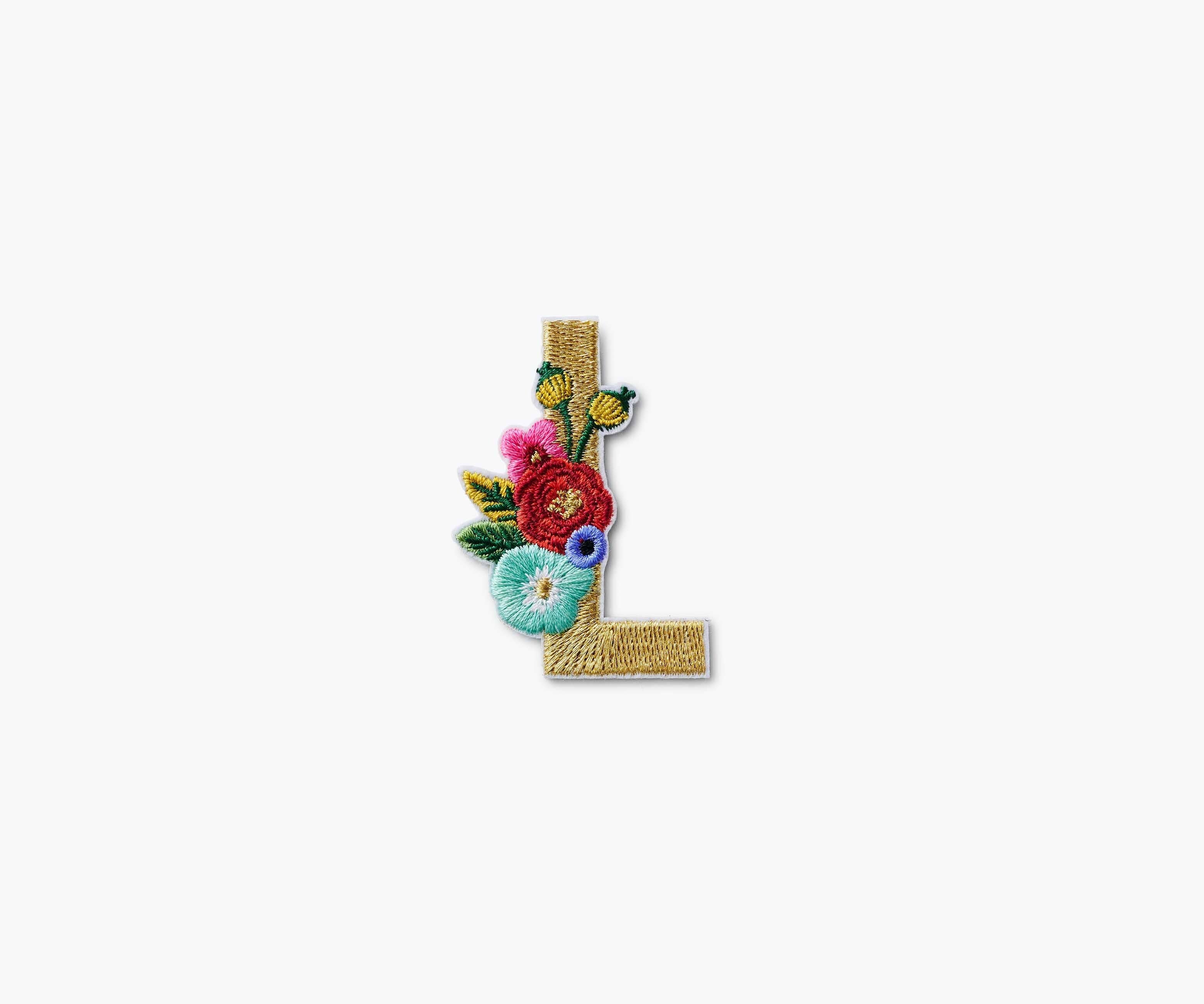 Garden Party Monogram Patch