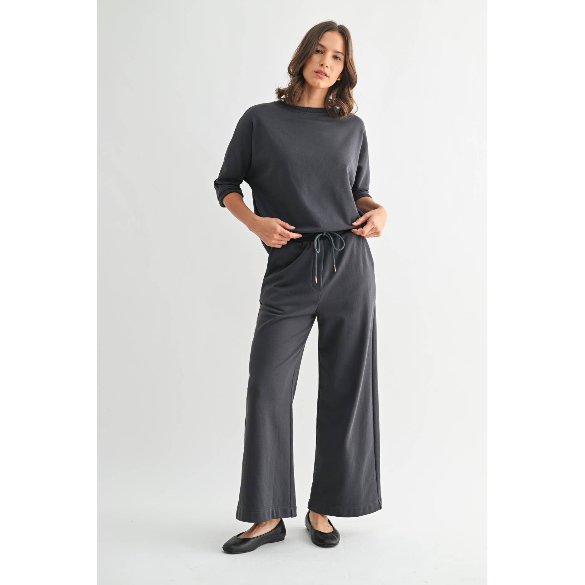 Straight Leg Pants || Truffle