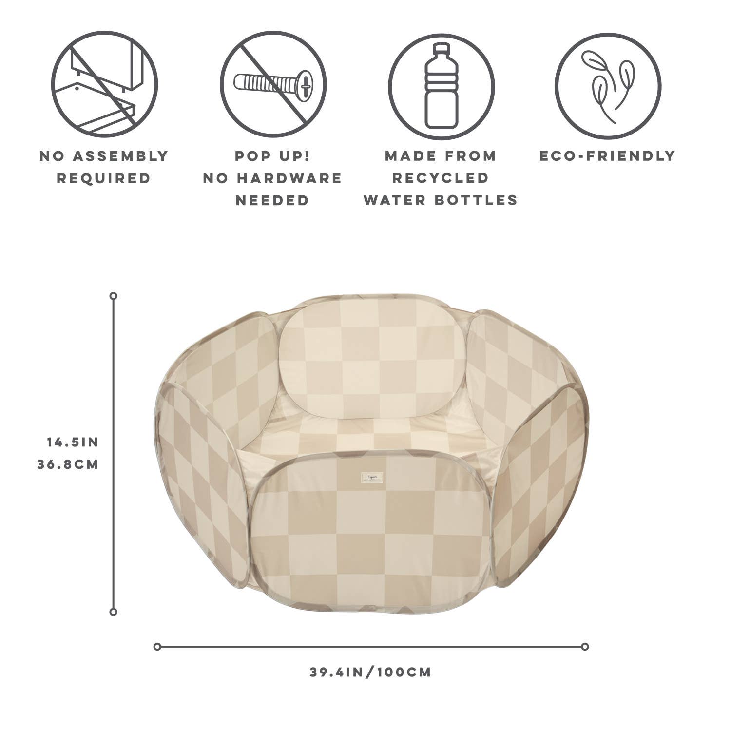 Ball Pit || Checkerboard Beige