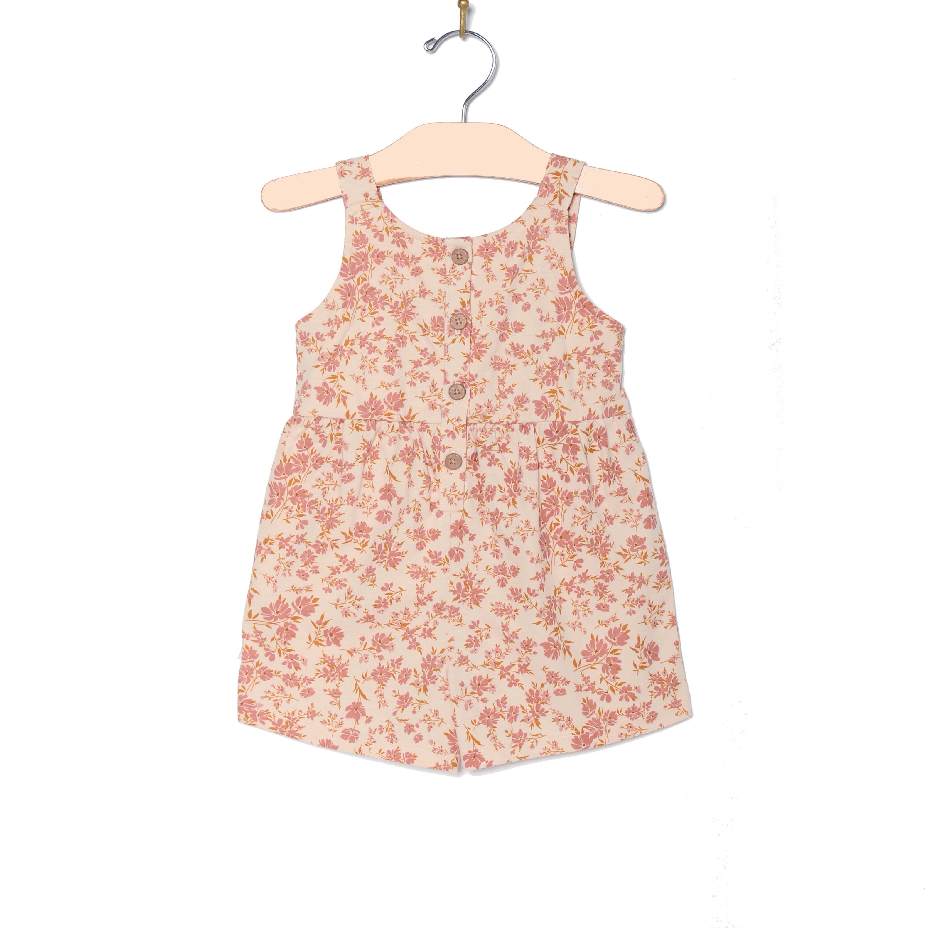 Tank Romper || Blush Floral